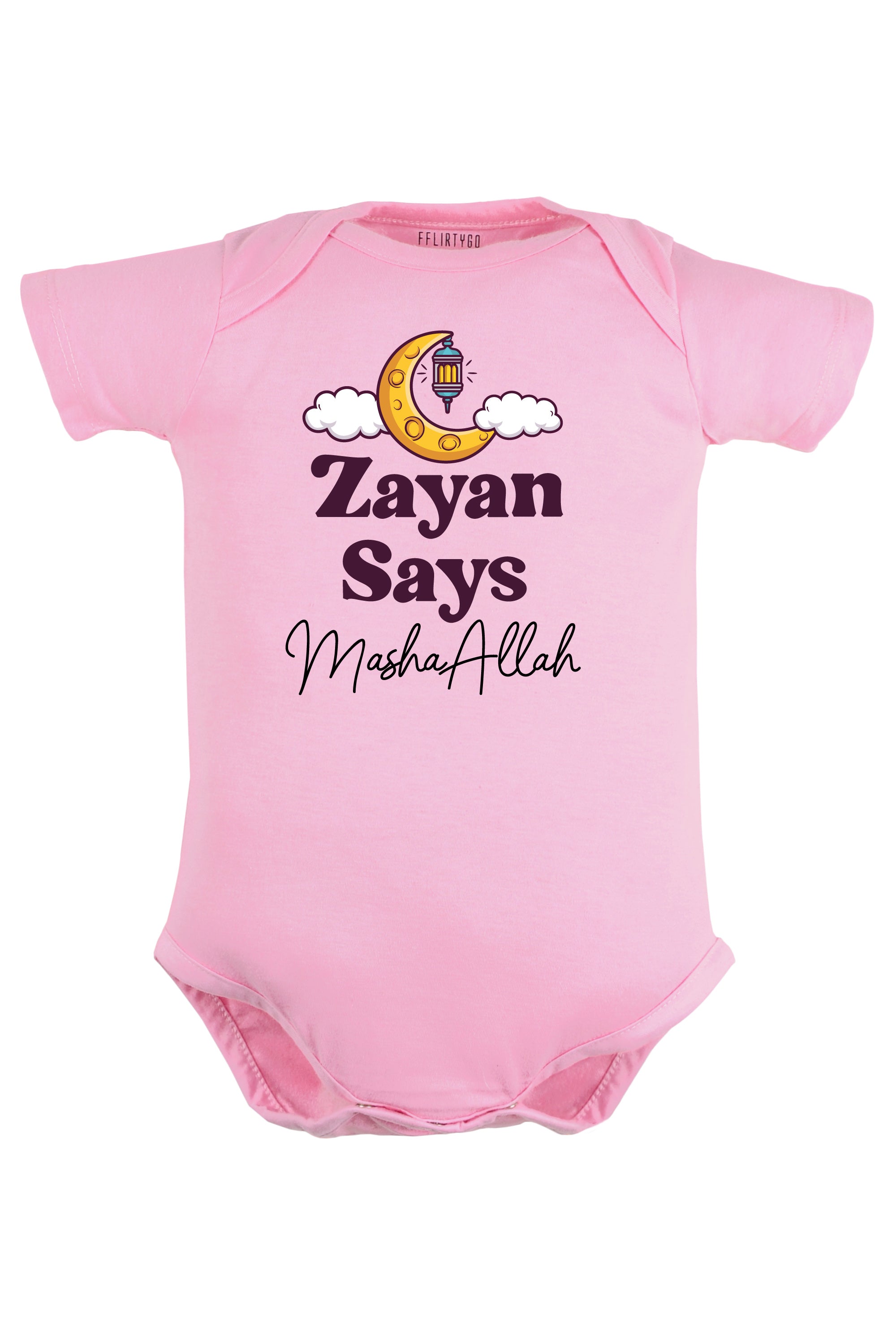 Say MashaAllah Baby Romper | Onesies w/ Custom Name