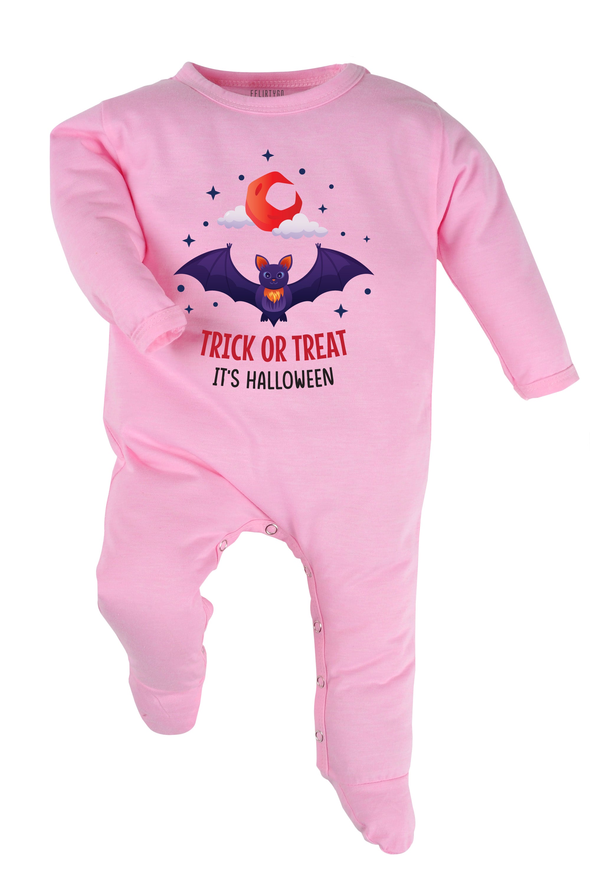 Trick Or Treat It's Halloween Baby Romper | Onesies