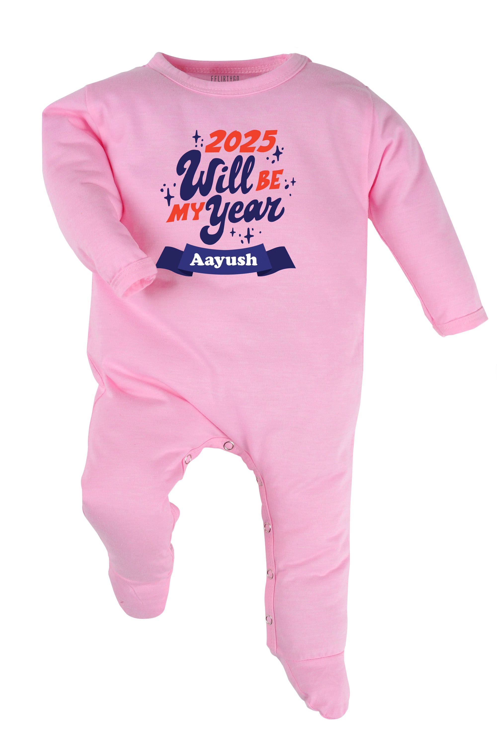 2025 Will Be My Year Baby Romper | Onesies w/ Custom Name