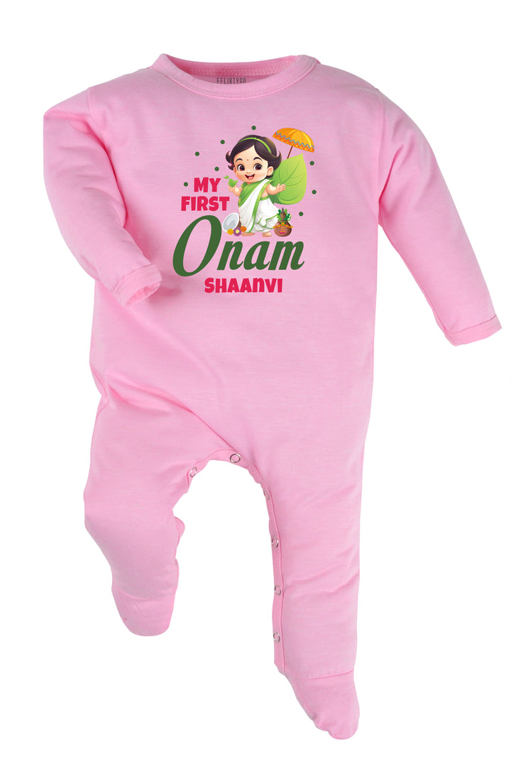 My First Onam Baby Romper | Onesies w/ Custom Name