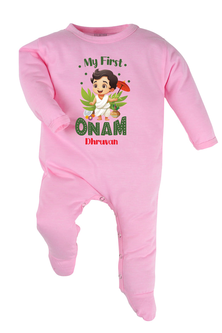 My First Onam Baby Romper | Onesies w/ Custom Name