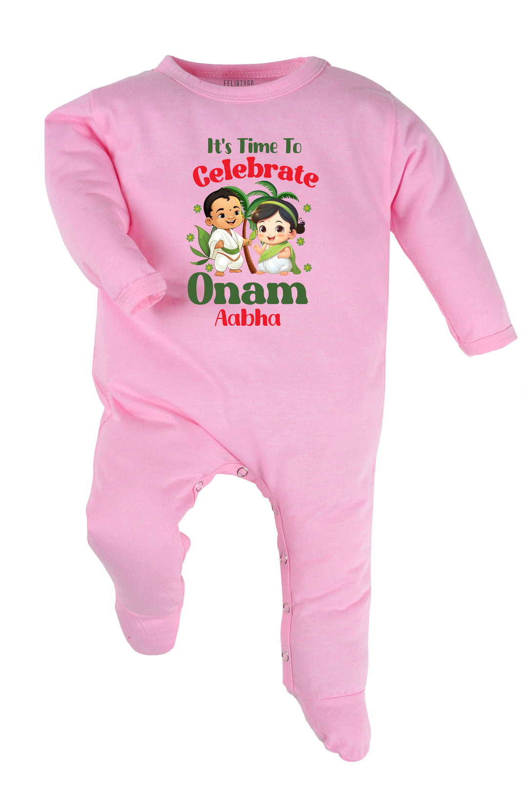 It's Time To Celebrate Onam Baby Romper | Onesies w/ Custom Name