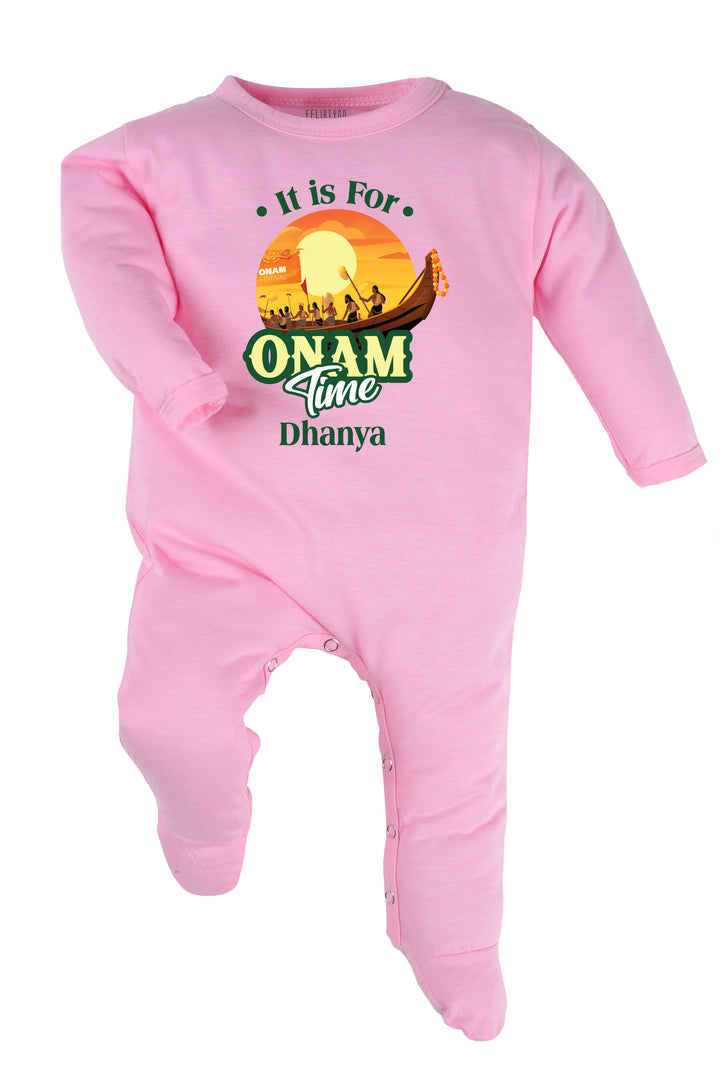 It Is For Onam Time Baby Romper | Onesies w/ Custom Name