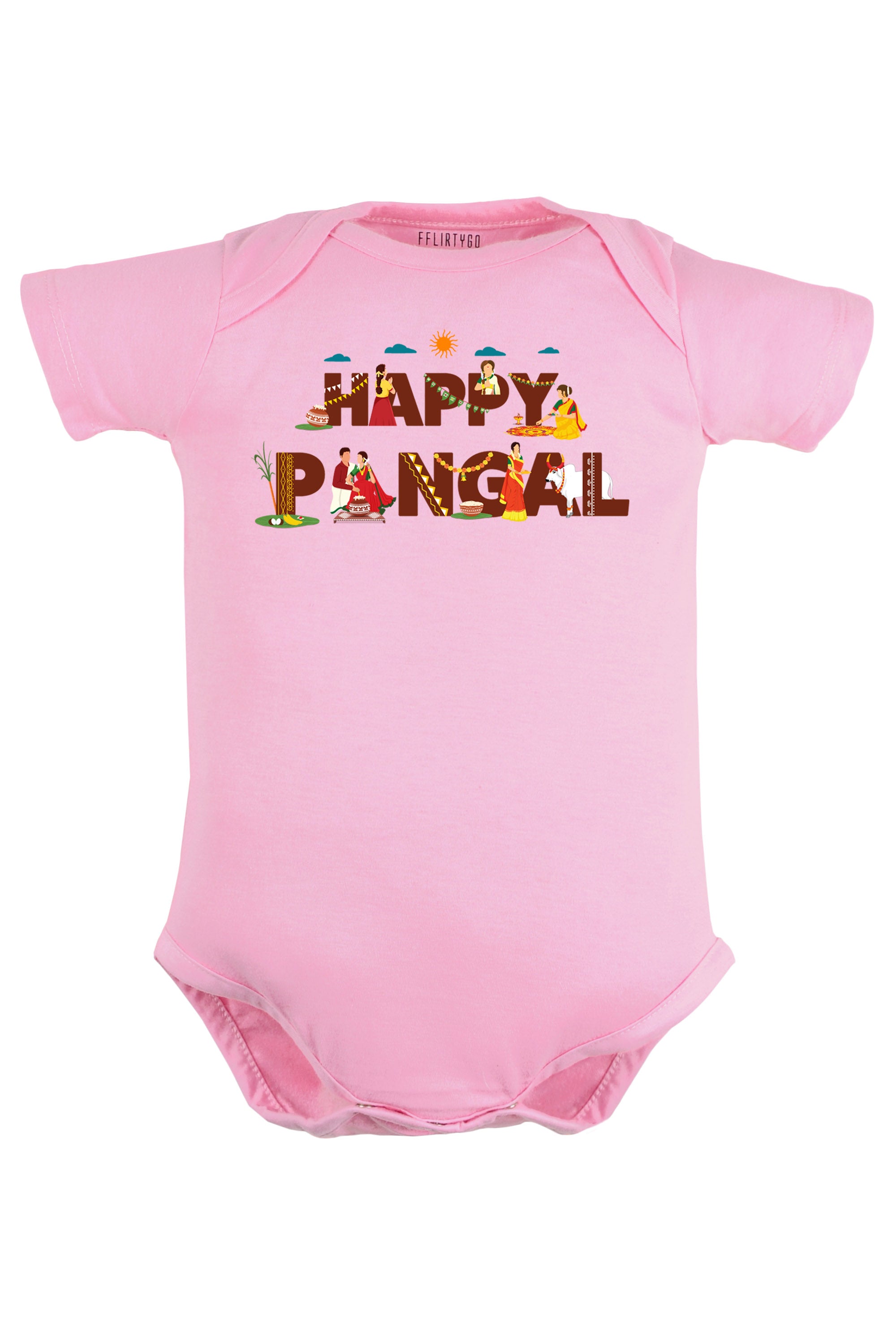 Happy pongal Rituals Baby Romper | Onesies