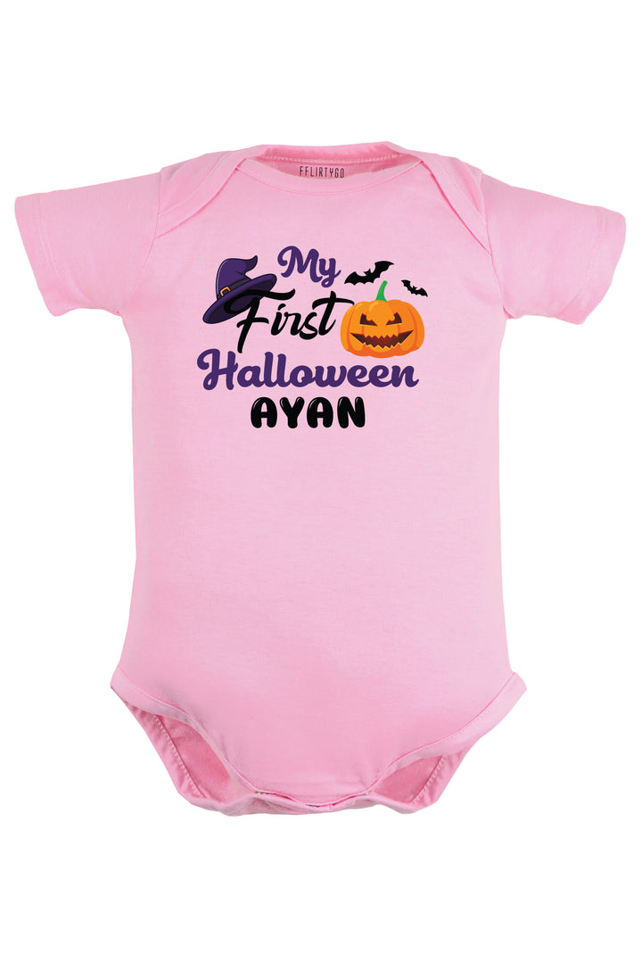 My First Halloween Baby Romper | Onesies w/ Custom Name