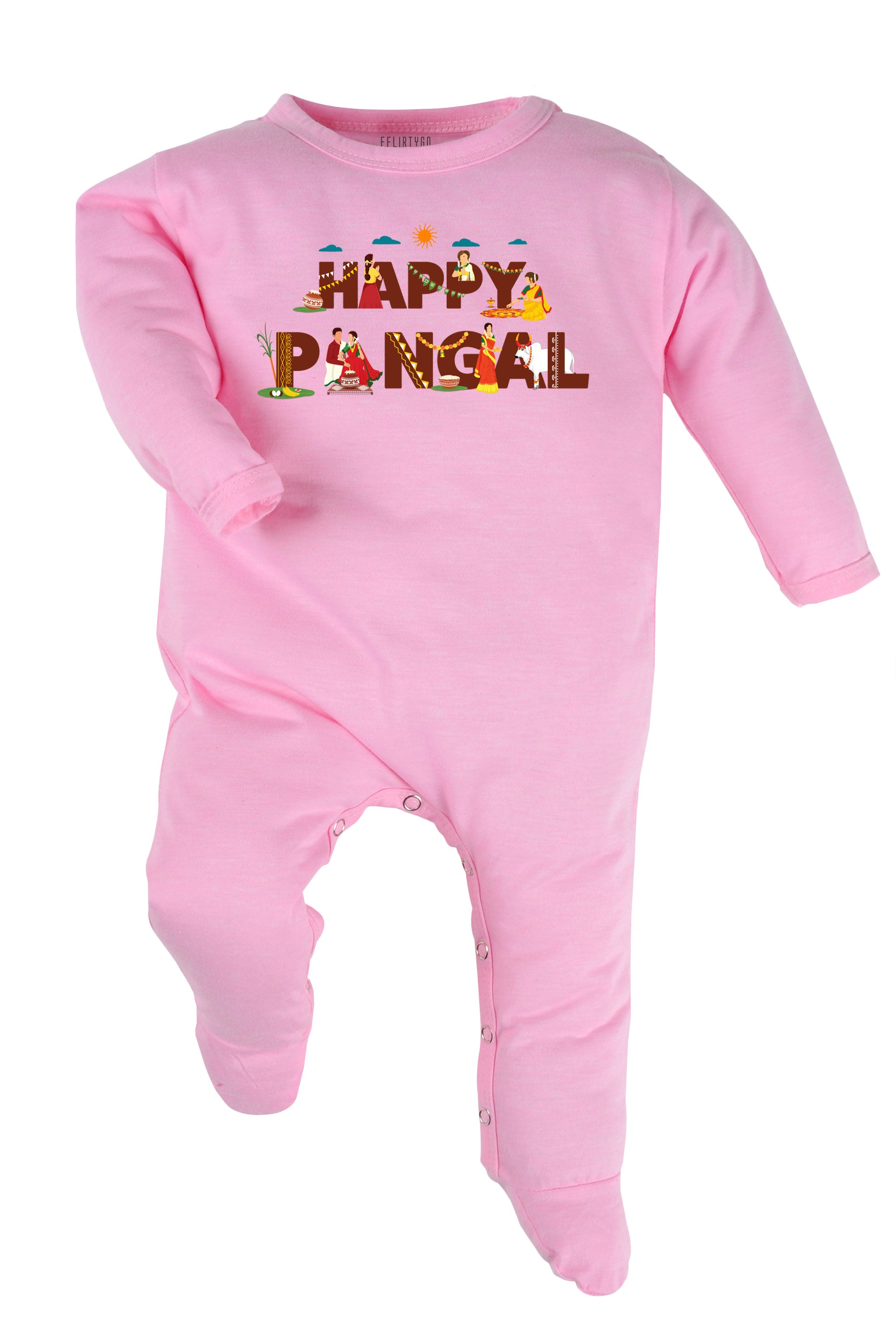 Happy pongal Rituals Baby Romper | Onesies