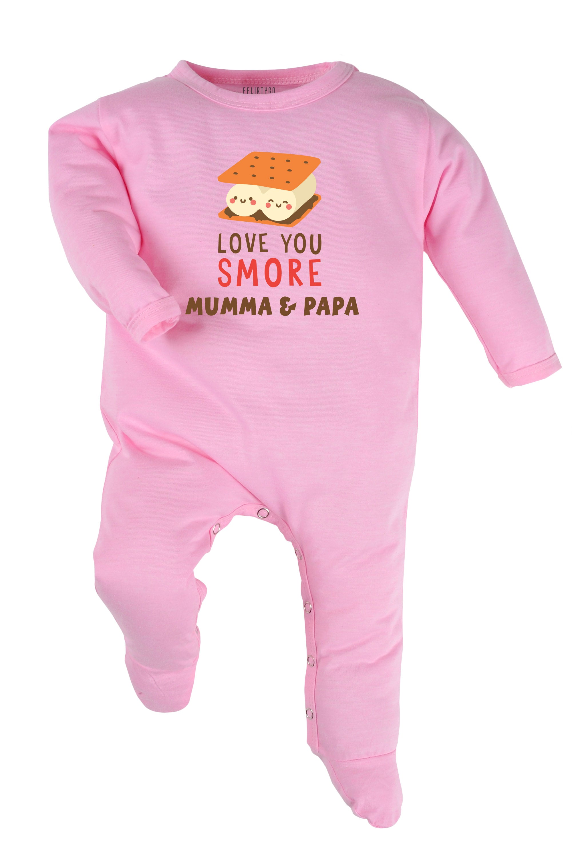 Love You Smore Mumma & Papa Baby Romper | Onesies