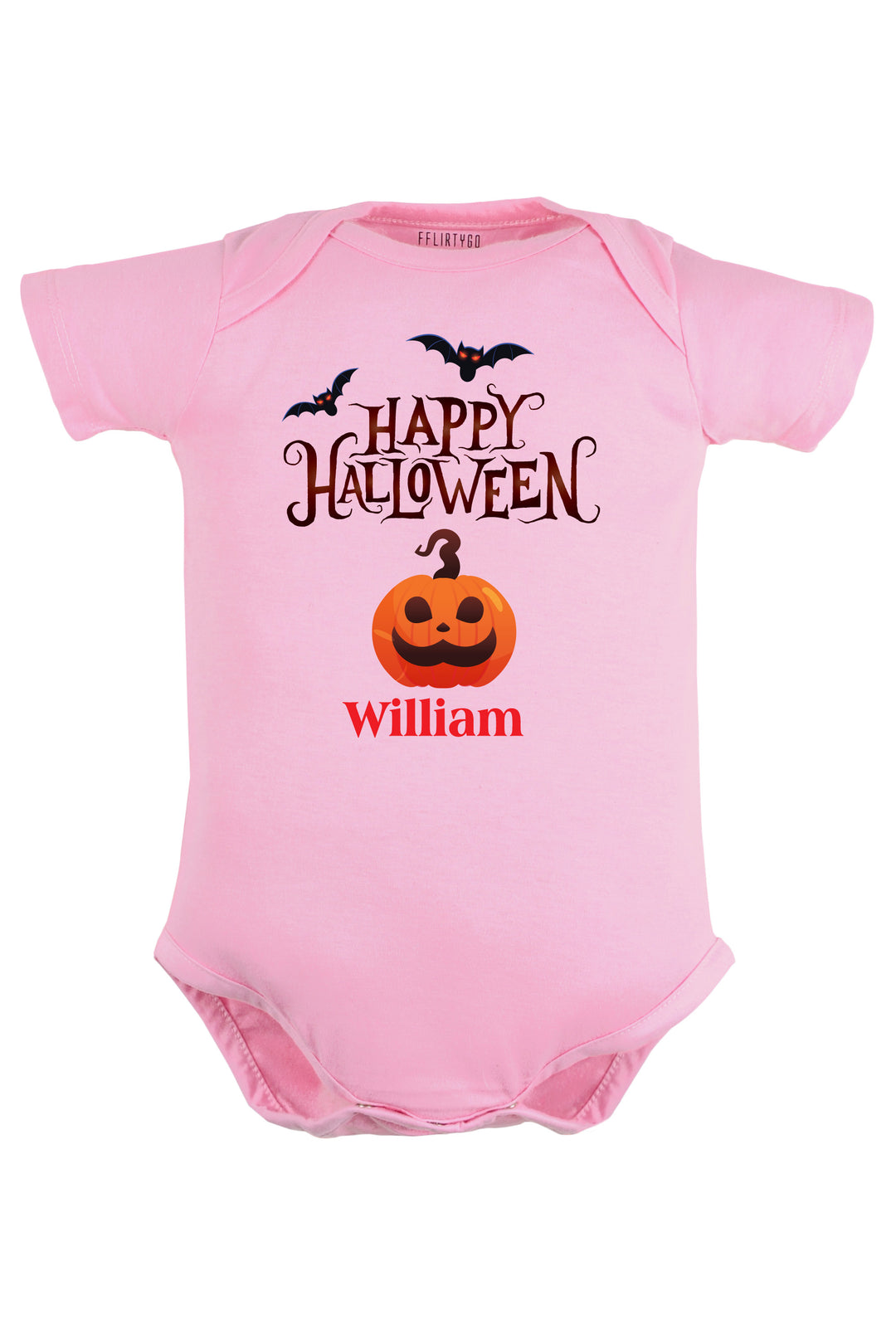 Happy Halloween Baby Romper | Onesies w/ Custom Name