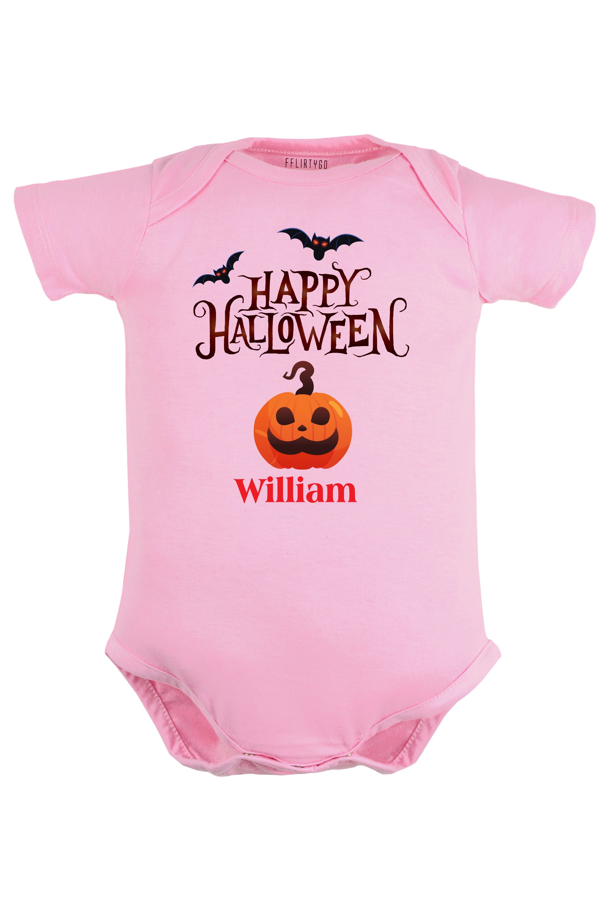 Happy Halloween Baby Romper | Onesies w/ Custom Name