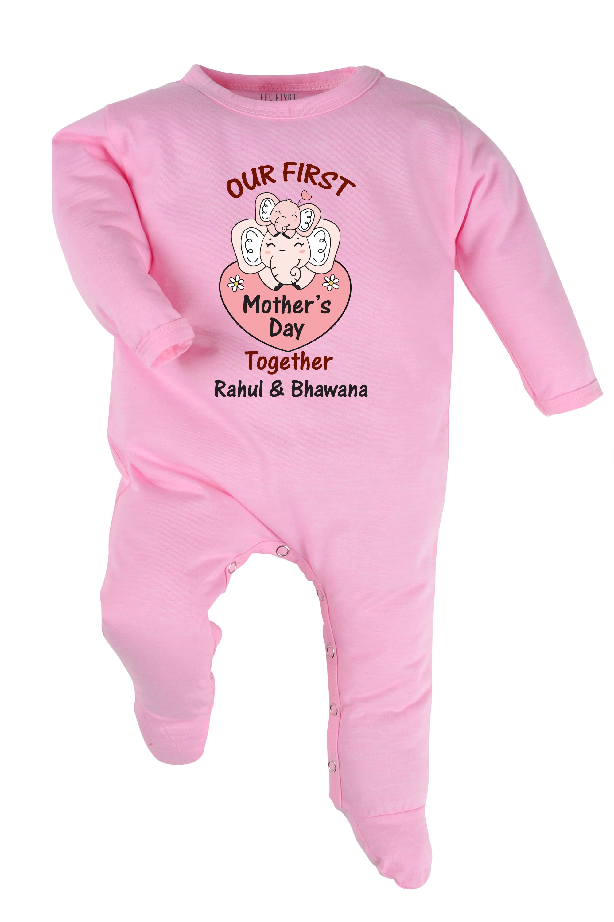 Our First Mother's Day Together Baby Romper | Onesies w/ Custom Name