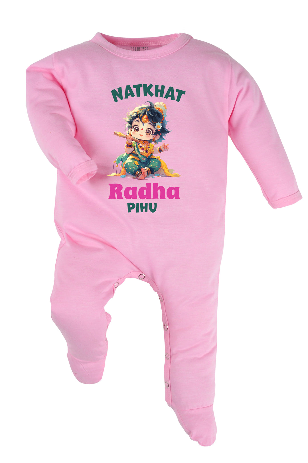 Natkhat Radha Baby Romper | Onesies w/ Custom Name