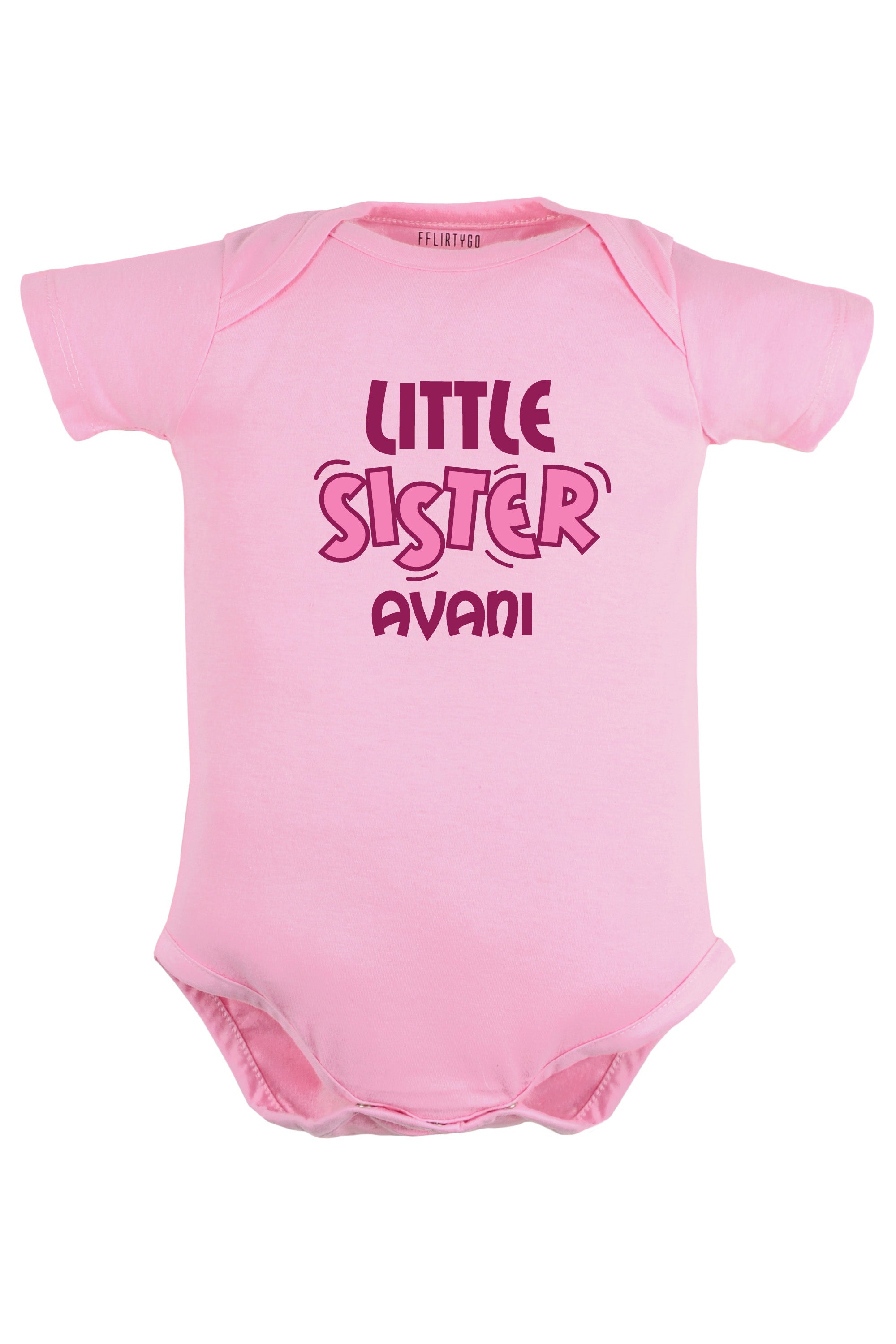 Little Sister Baby Romper | Onesies w/ Custom Name