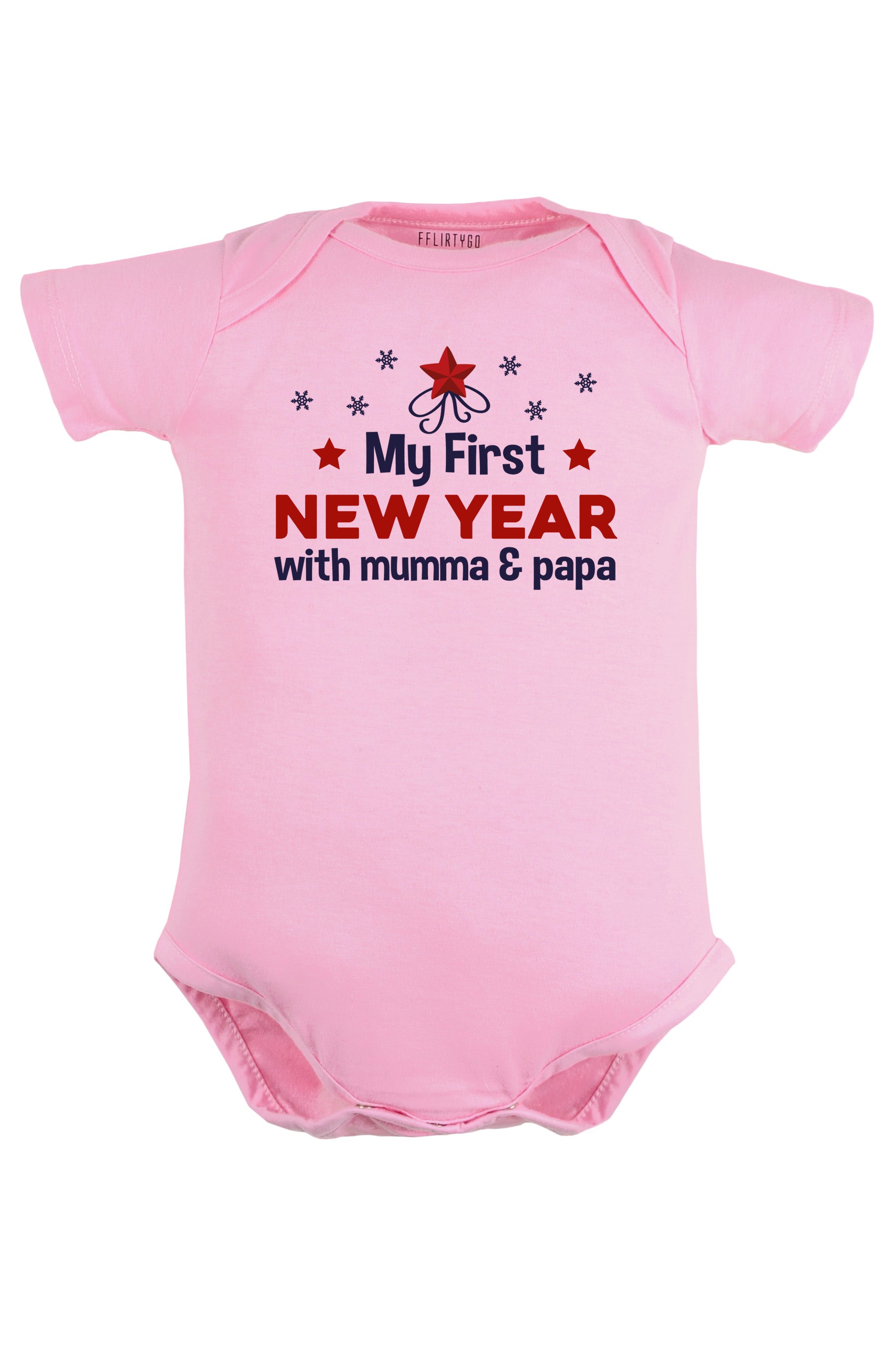 My First New Year With Mumma & Papa Baby Romper | Onesies