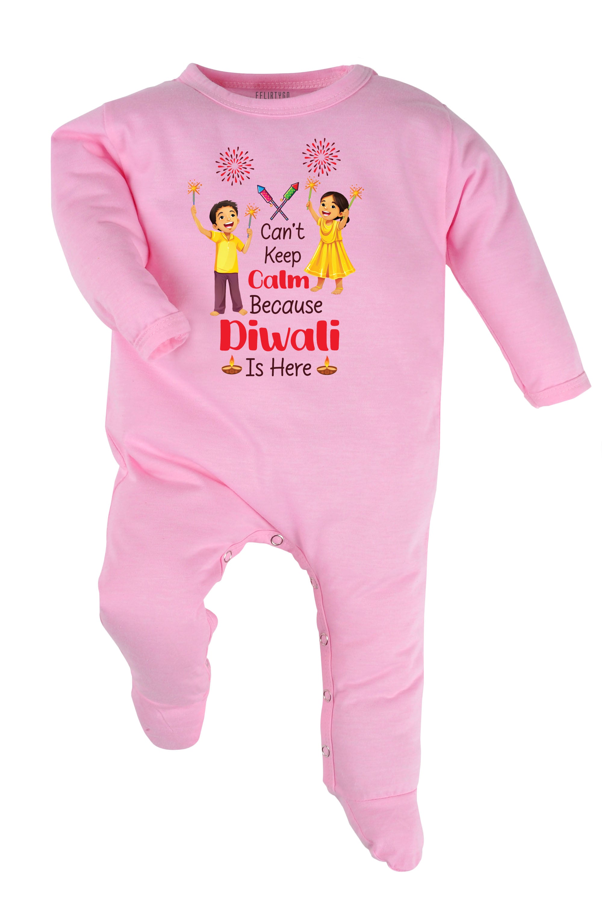 Can't Keep Calm Because Diwali Is Here Baby Romper | Onesies