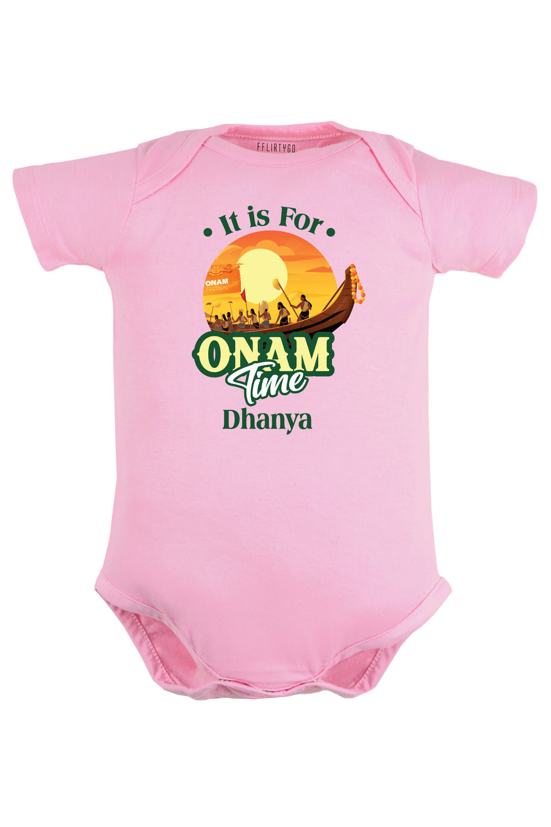 It Is For Onam Time Baby Romper | Onesies w/ Custom Name