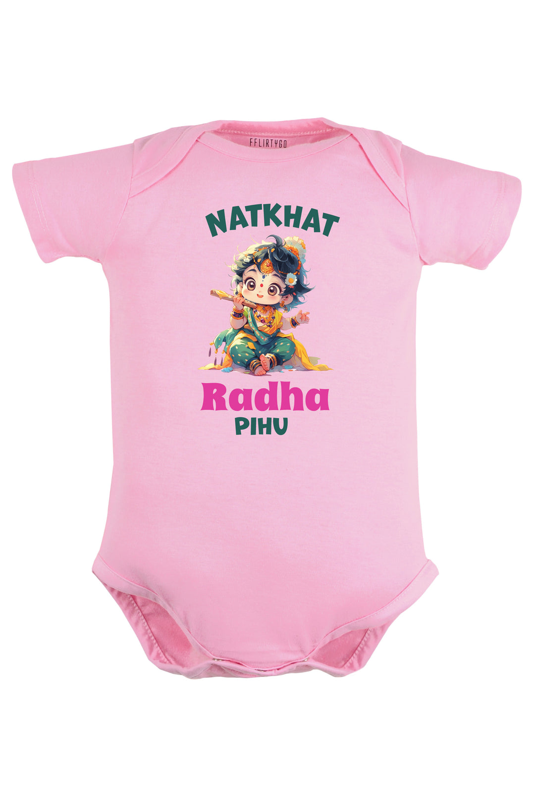 Natkhat Radha Baby Romper | Onesies w/ Custom Name