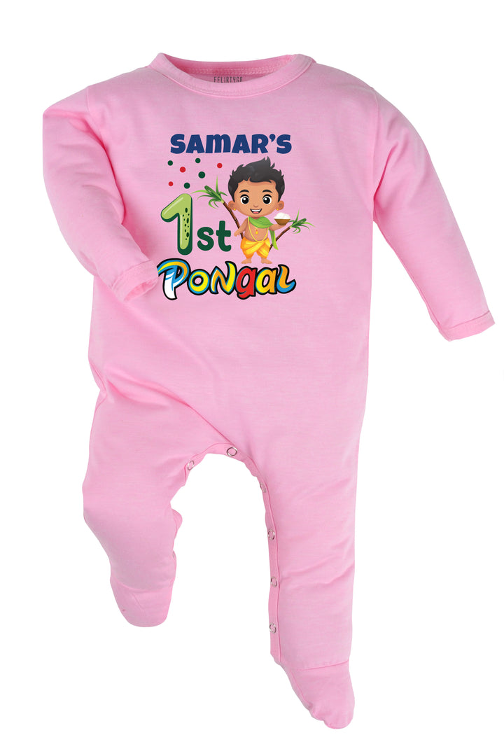 My First pongal with character Baby Romper | Onesies w/ Custom Name