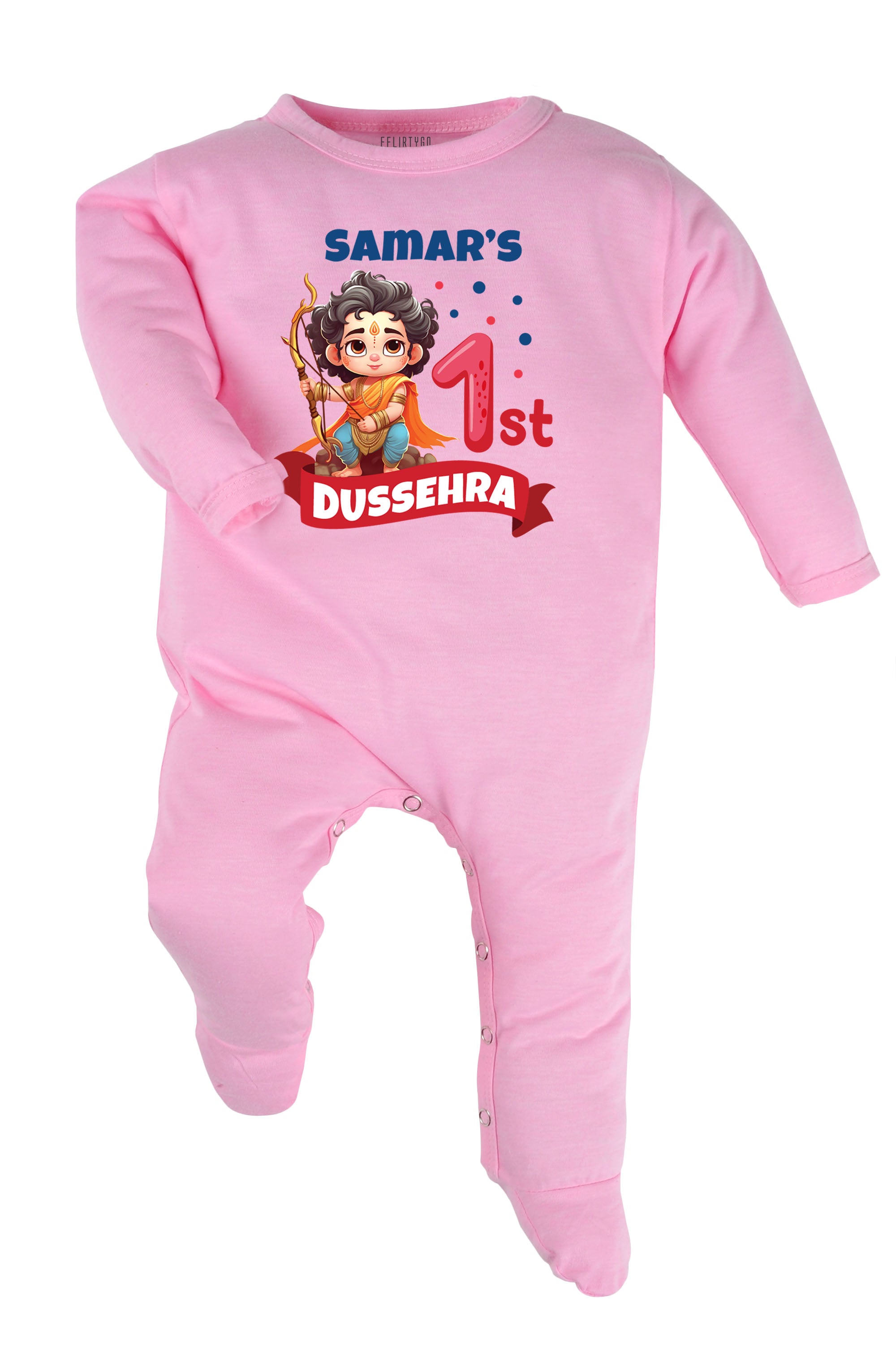 My 1st Dussehra Baby Romper | Onesies w/ Custom Name