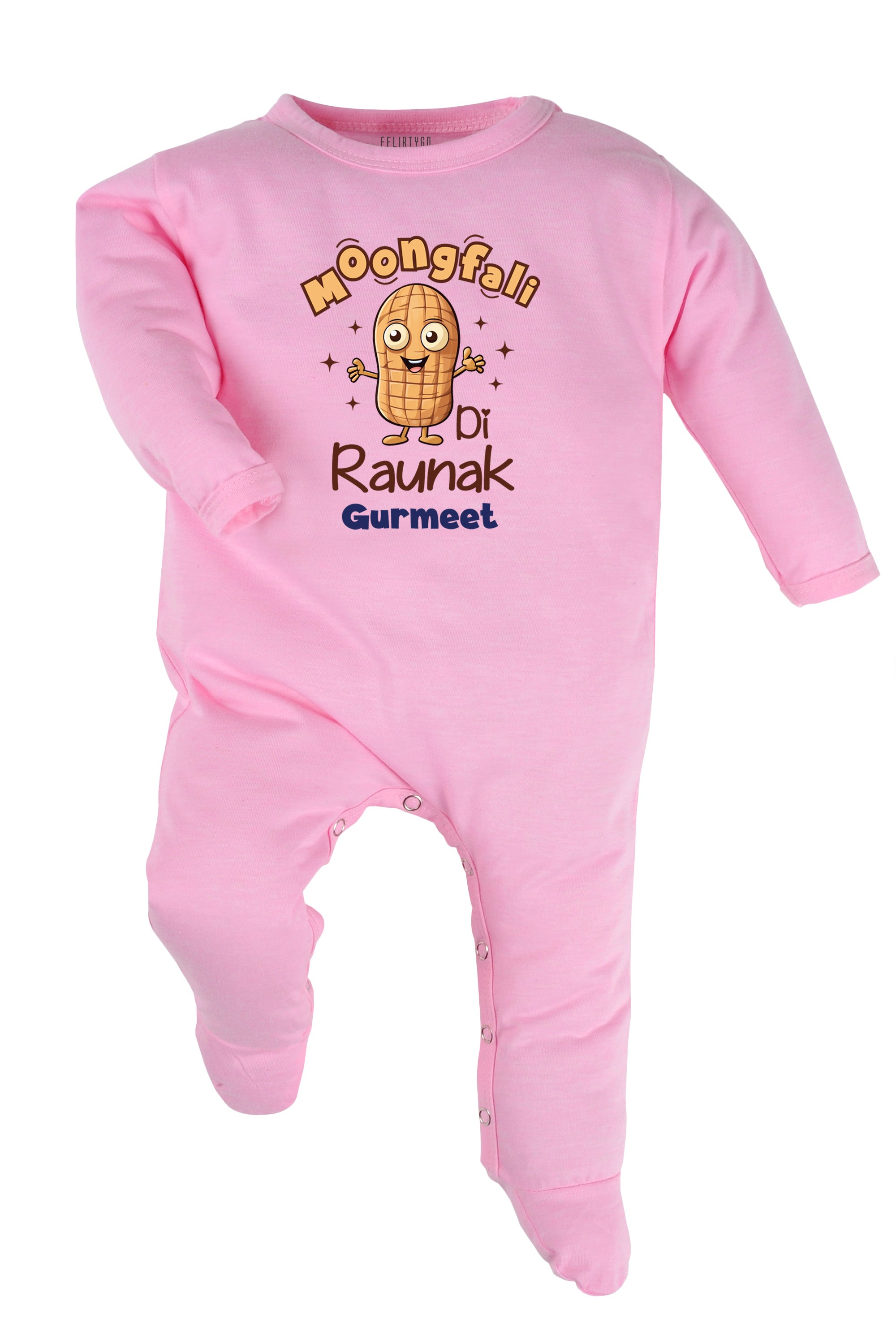 Moongfali Di Raunak Baby Romper | Onesies w/ Custom Name