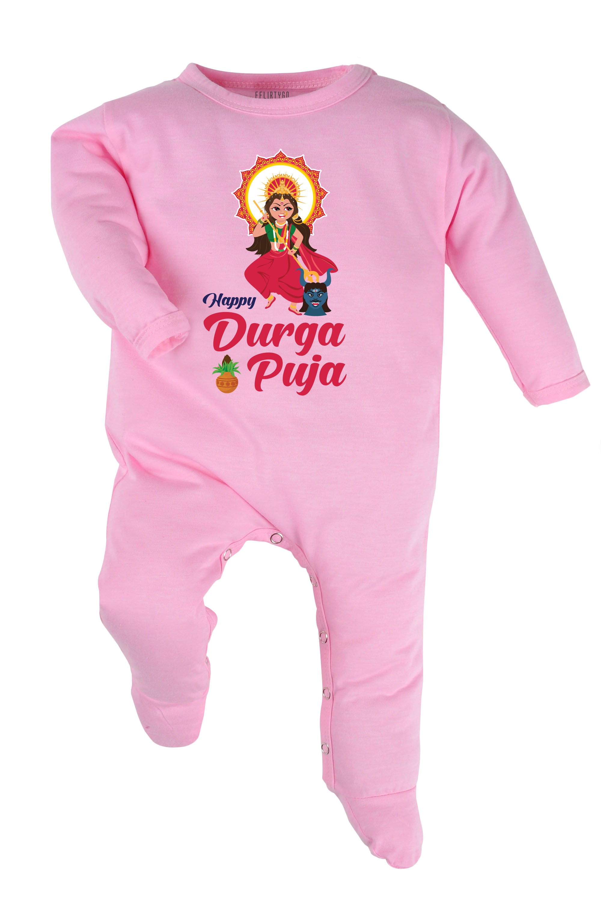 Happy Durga Puja Baby Romper | Onesies