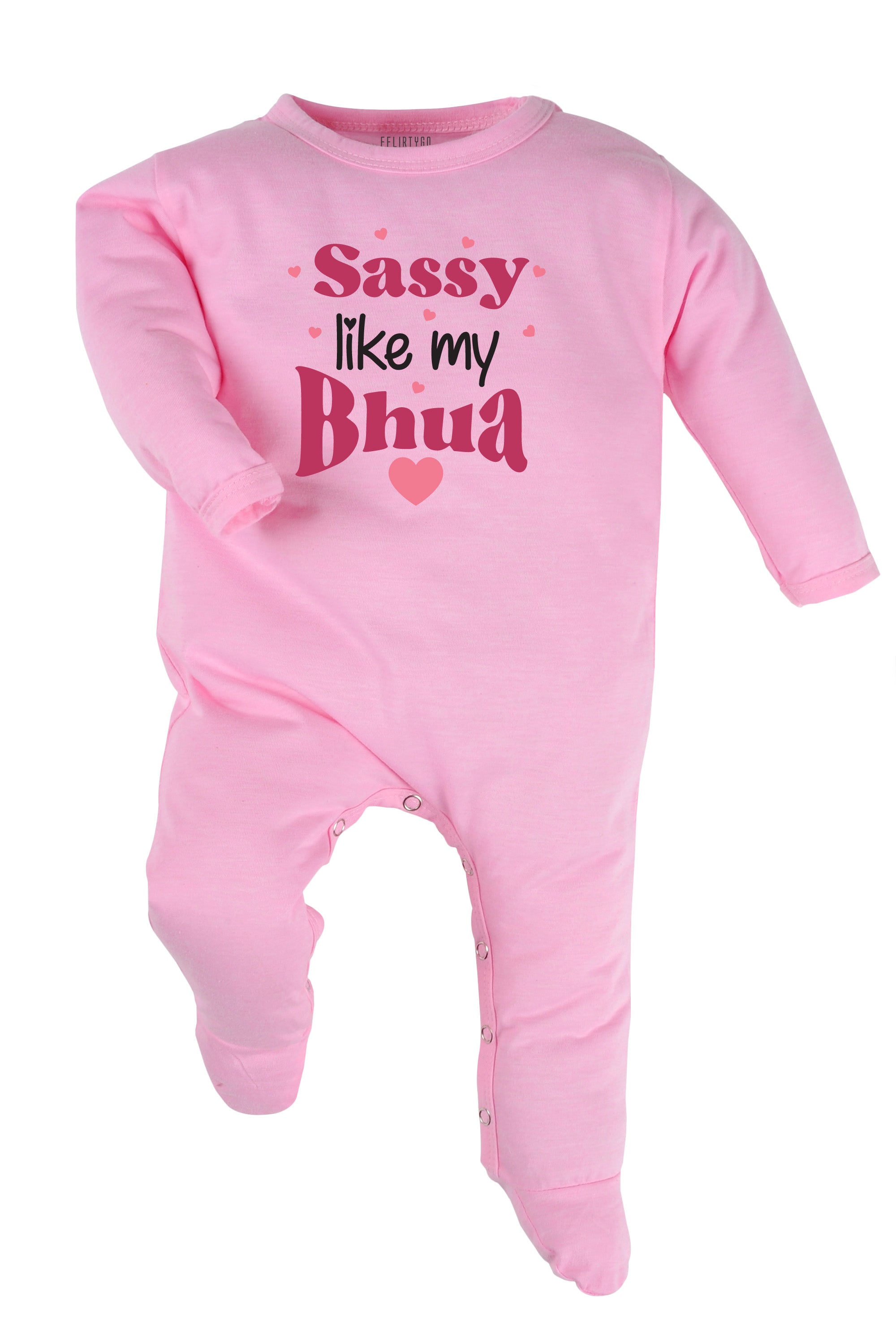 Sassy Like My Bhua Baby Romper | Onesies