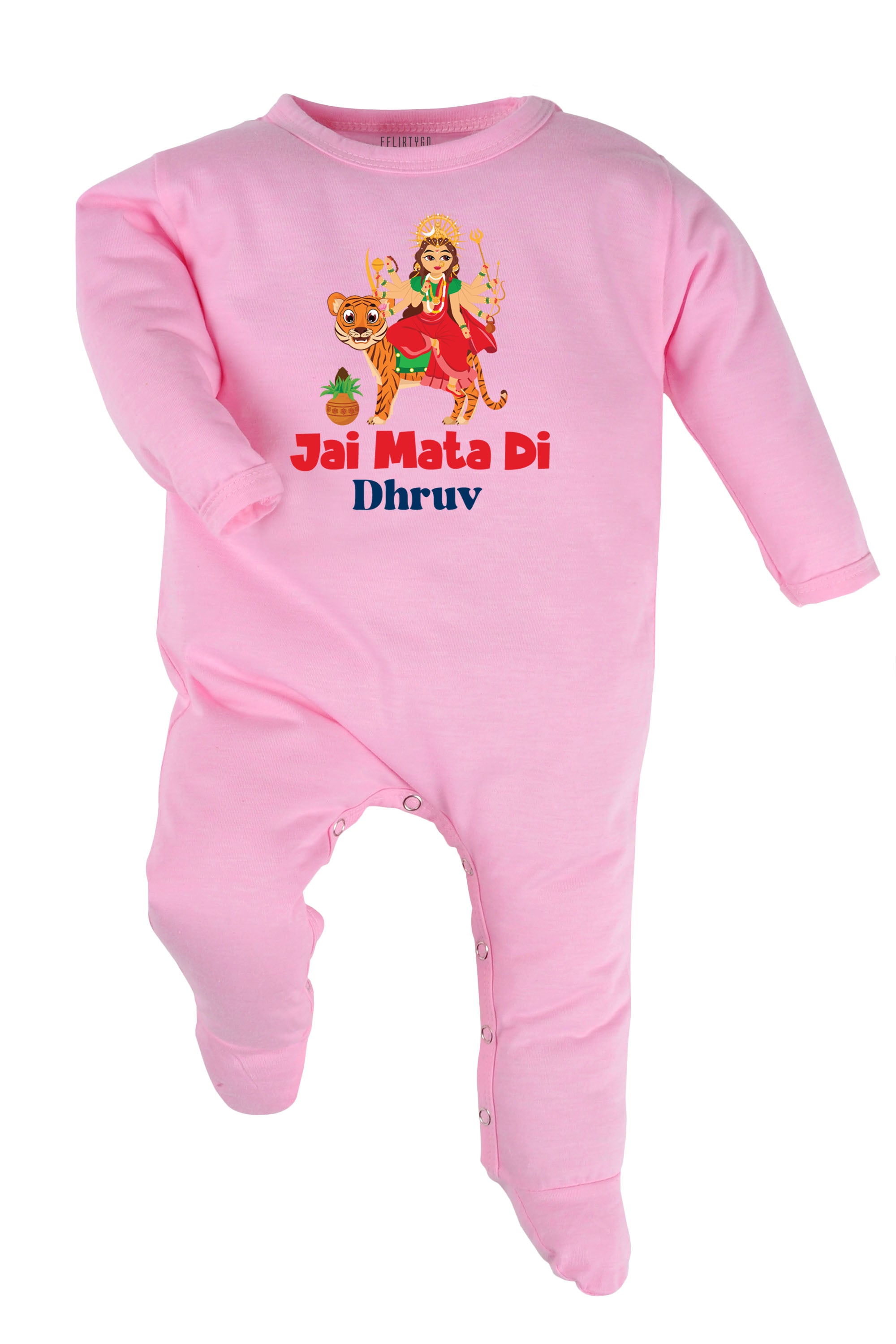 Jai Mata Di Baby Romper | Onesies w/ Custom Name