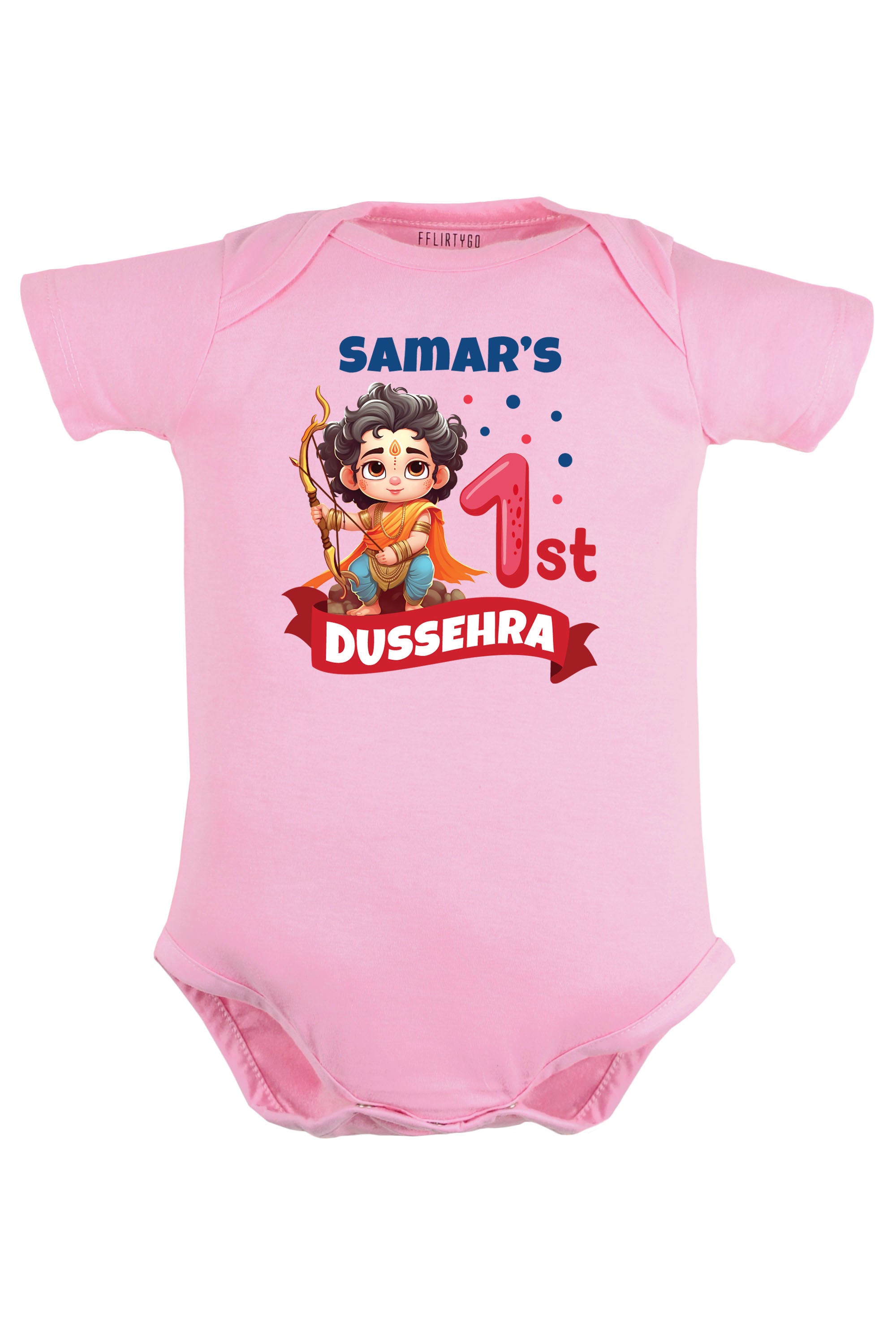 My 1st Dussehra Baby Romper | Onesies w/ Custom Name