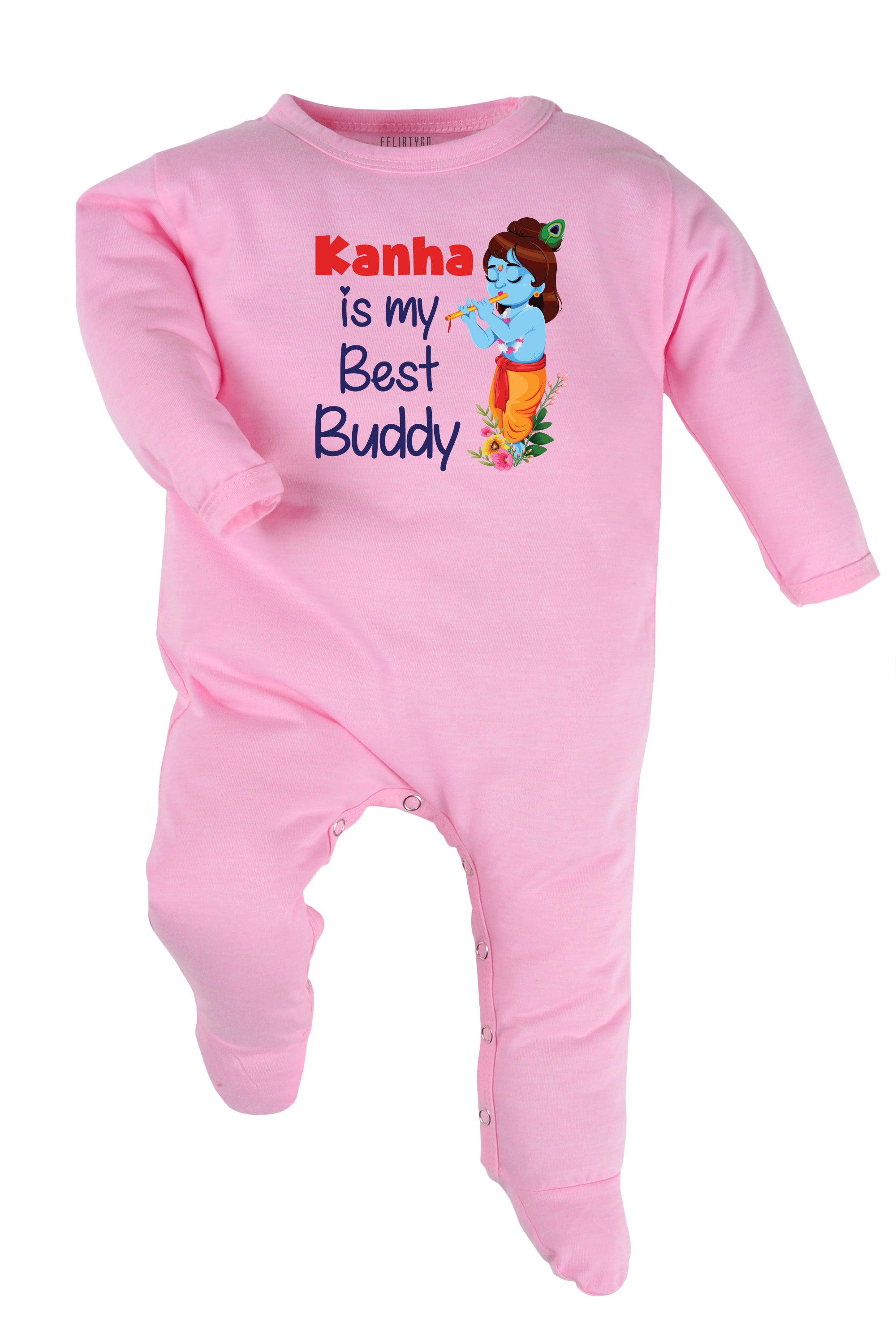 Kanha Is My Best Buddy Baby Romper | Onesies