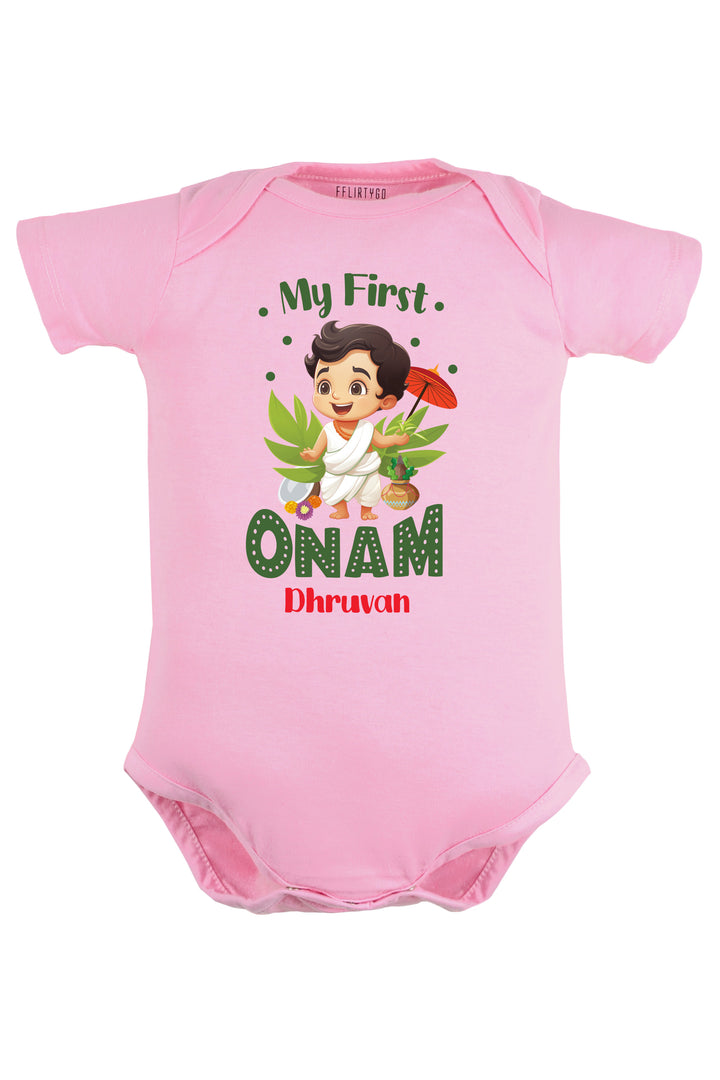 My First Onam Baby Romper | Onesies w/ Custom Name