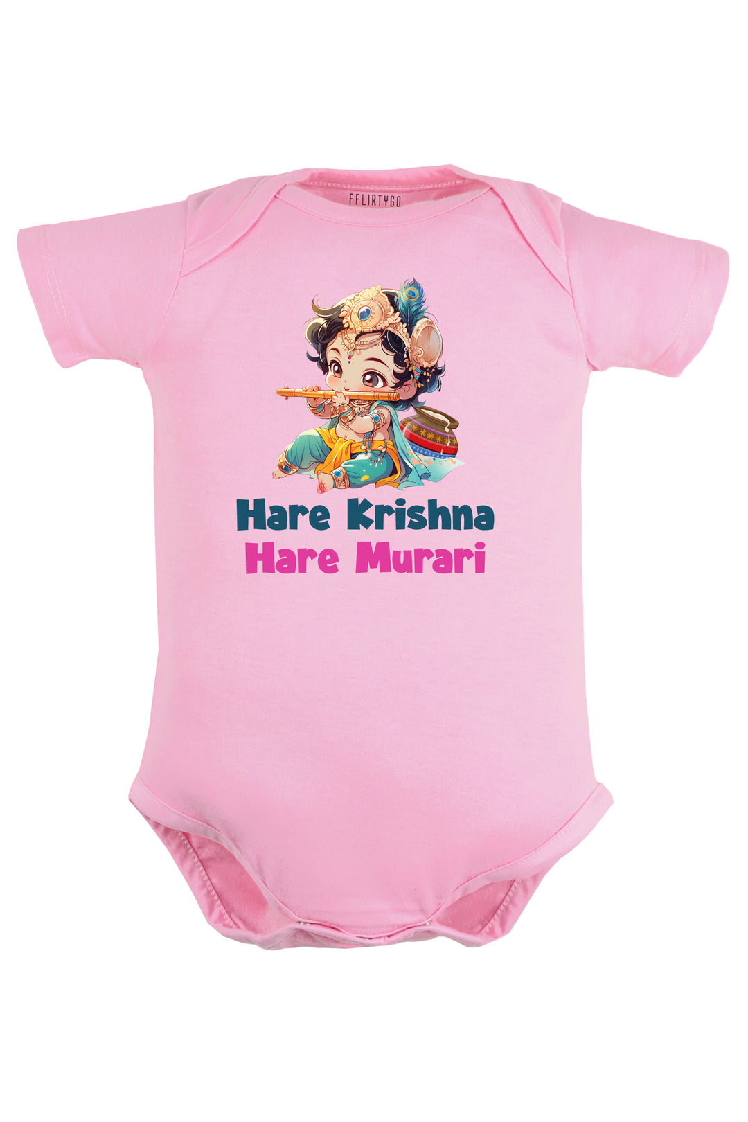 Hare Krishna Hare Murari Baby Romper | Onesies