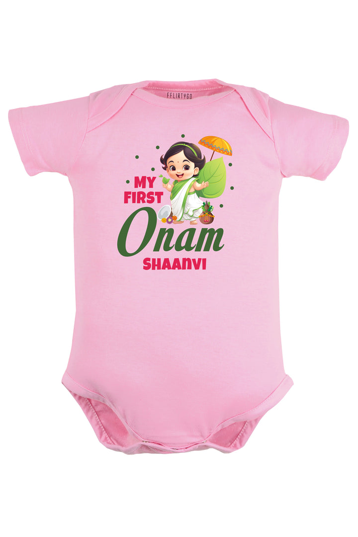 My First Onam Baby Romper | Onesies w/ Custom Name