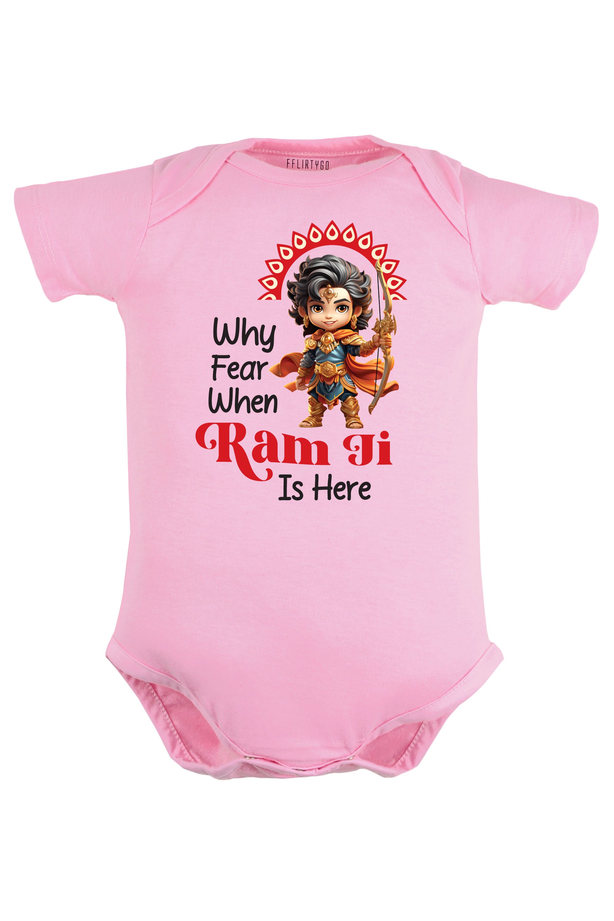 Why Fear When Ram ji Is Here Baby Romper | Onesies