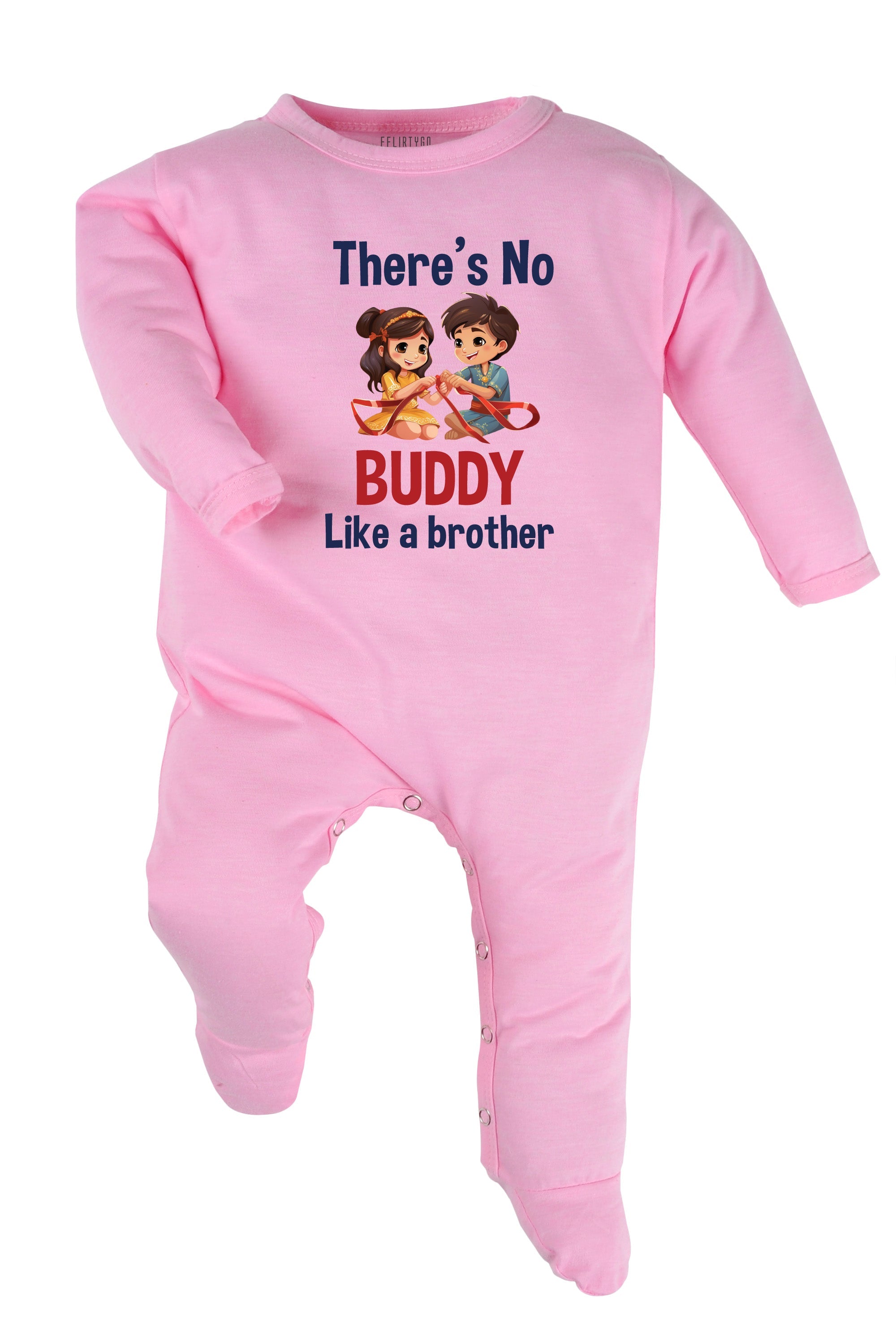 There's No Buddy Like a Brother Baby Romper | Onesies