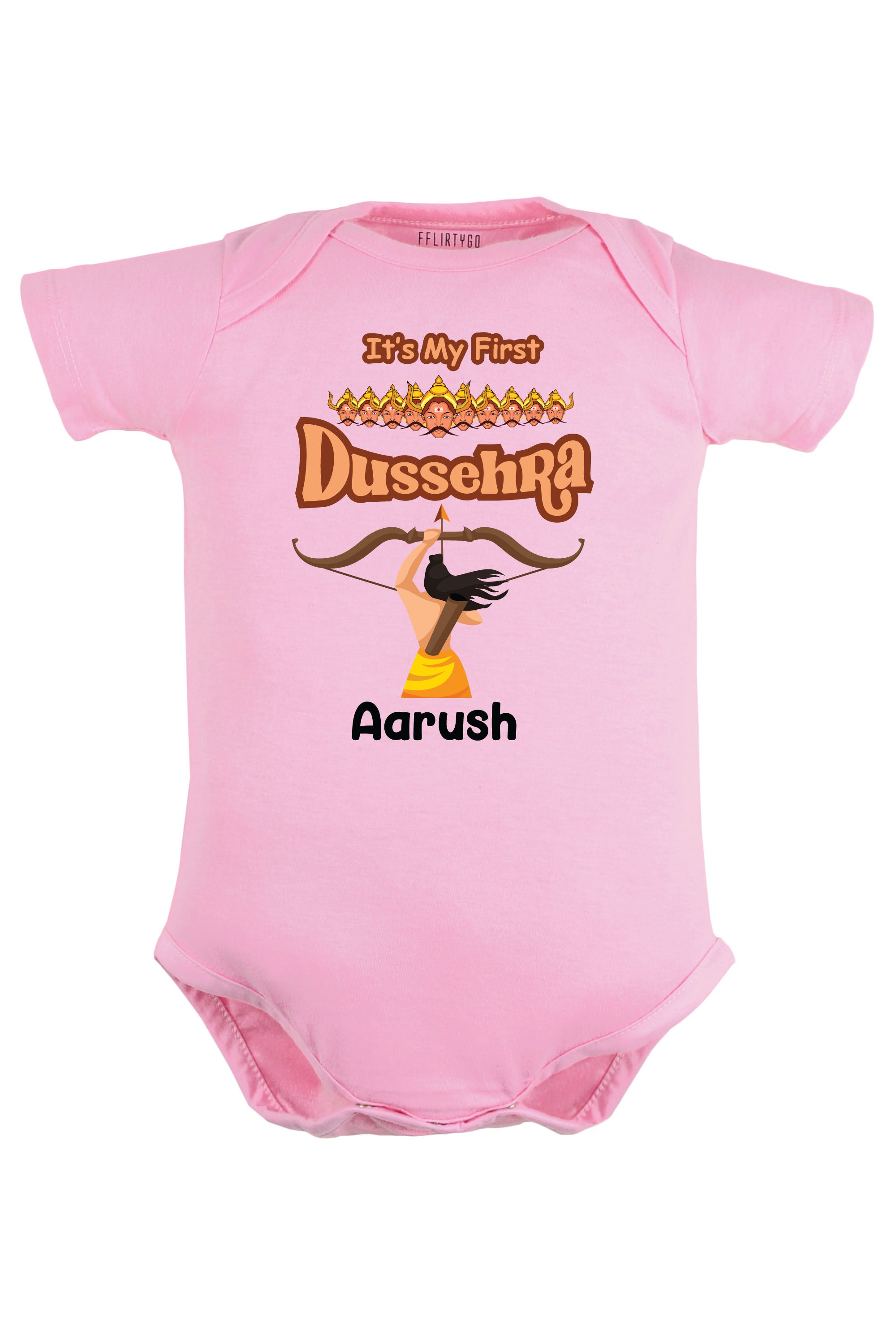 It's My First Dussehra Baby Romper | Onesies w/ Custom Name