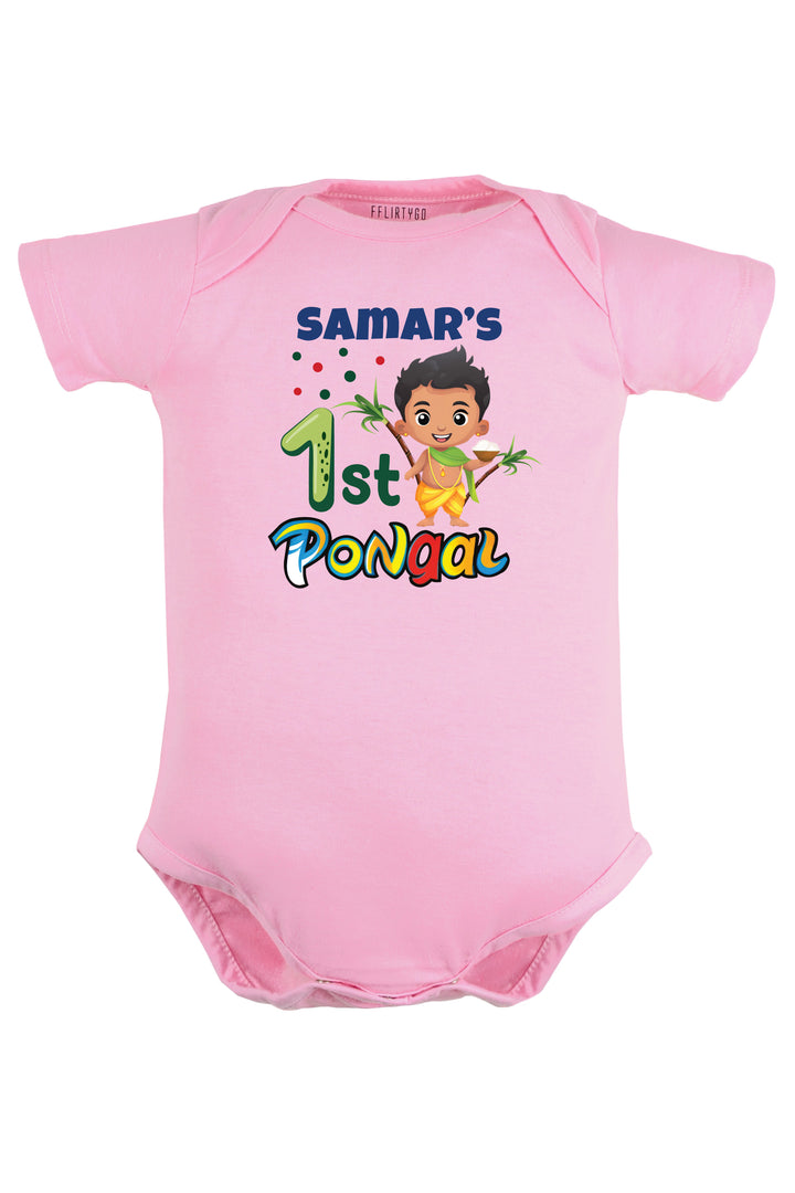 My First pongal with character Baby Romper | Onesies w/ Custom Name