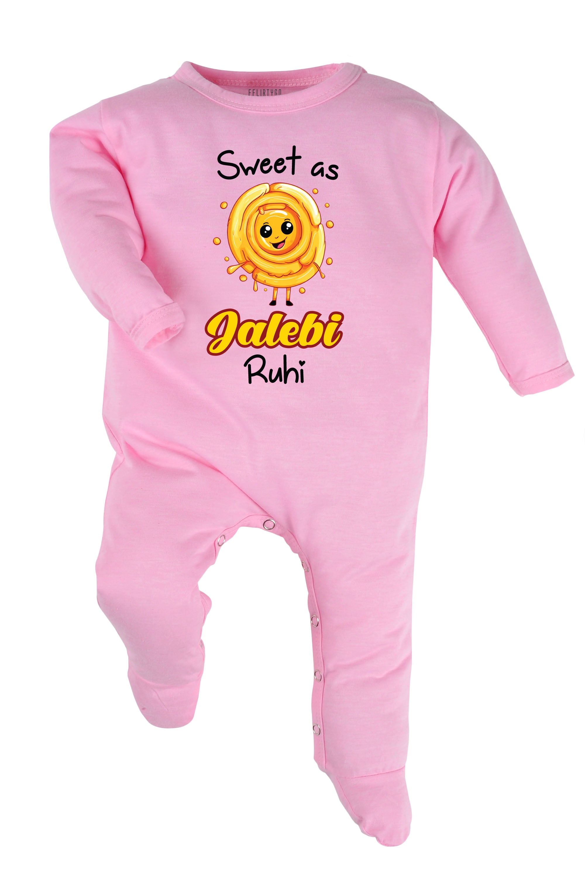 Sweet As Jalebi Baby Romper | Onesies w/ Custom Name