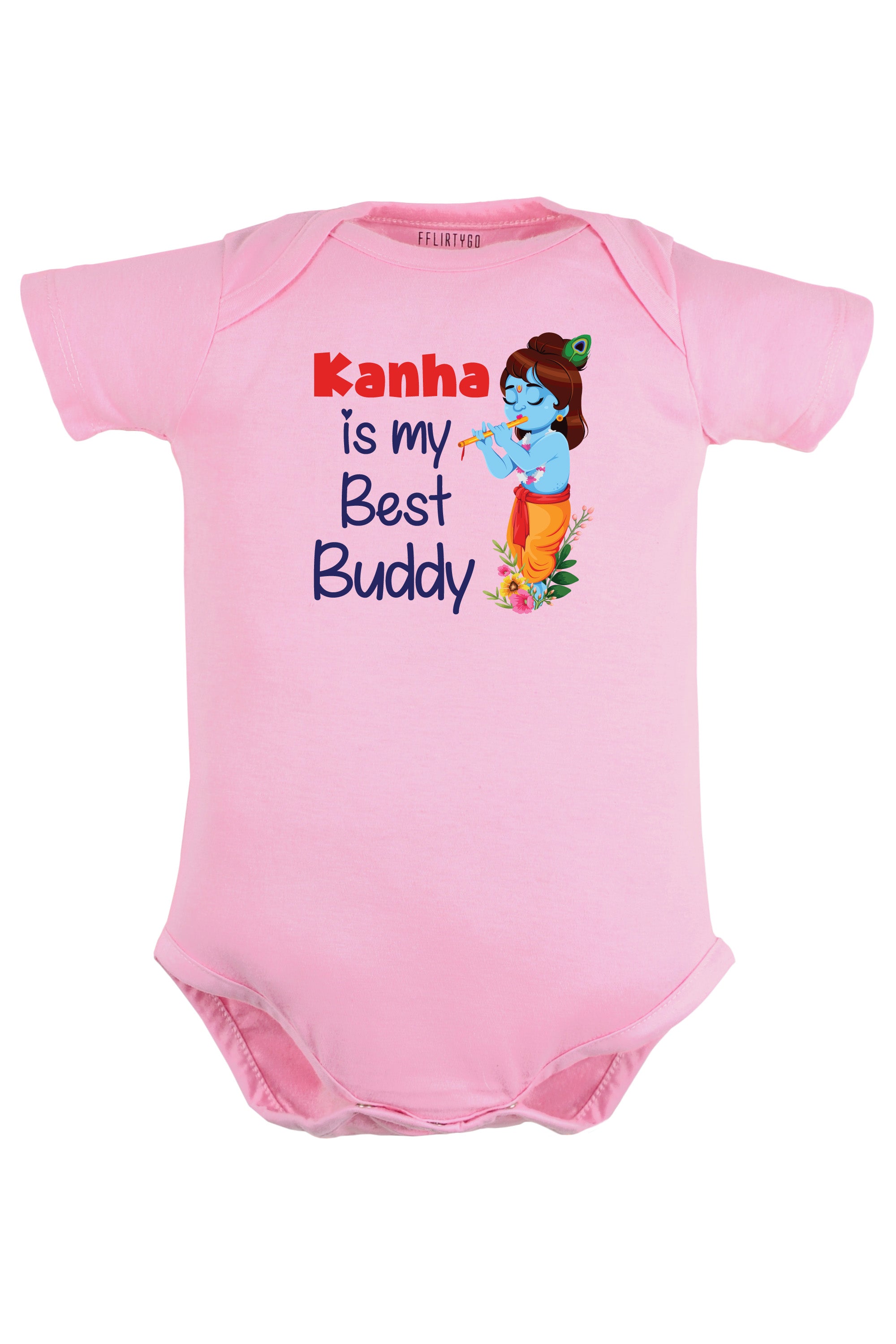 Kanha Is My Best Buddy Baby Romper | Onesies