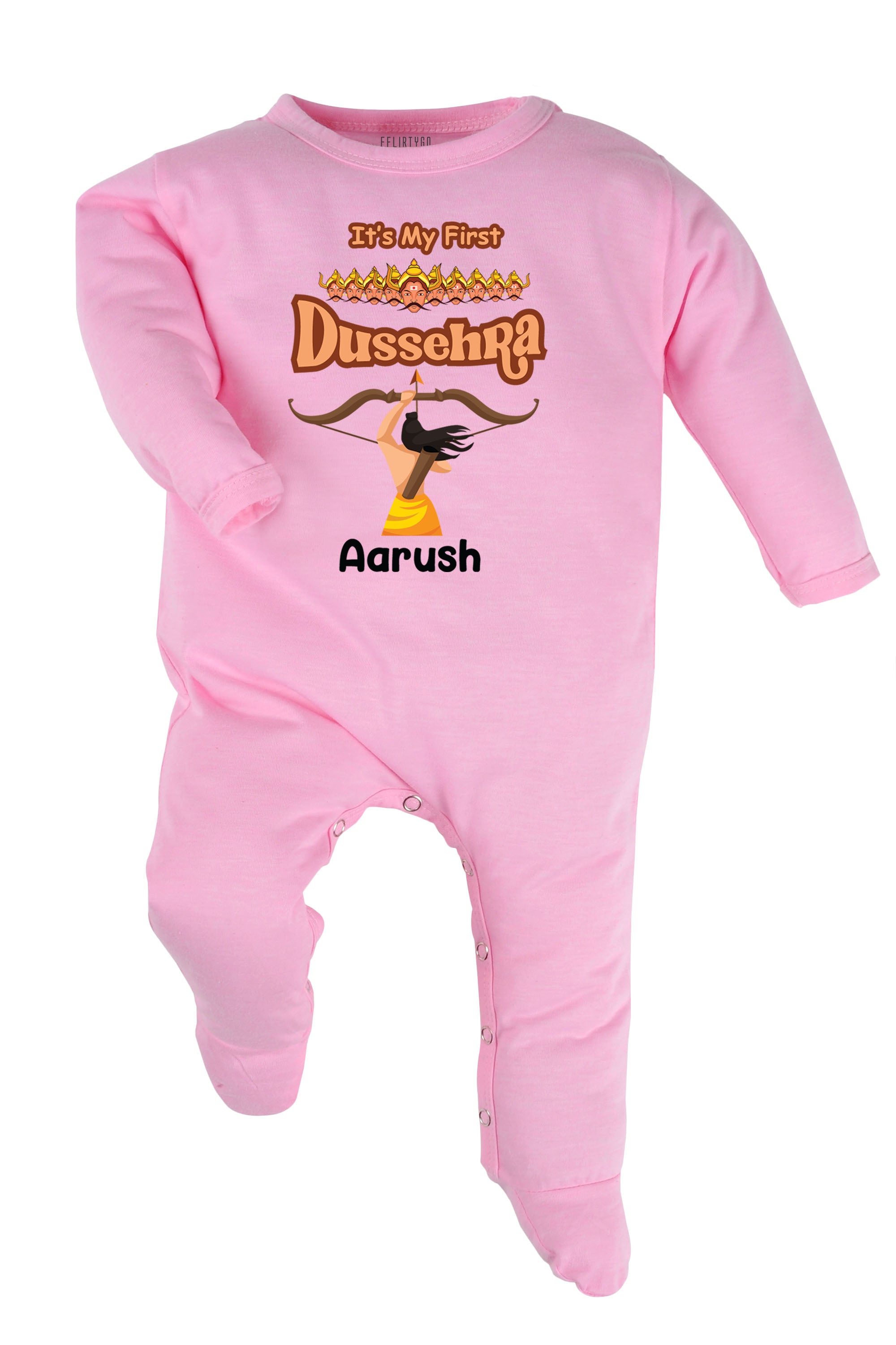 It's My First Dussehra Baby Romper | Onesies w/ Custom Name