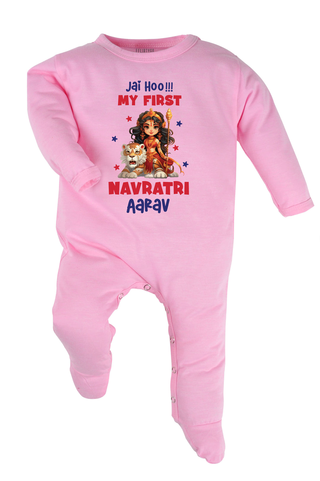 Jai Hoo !!! My First Navratri Baby Romper | Onesies w/ Custom Name