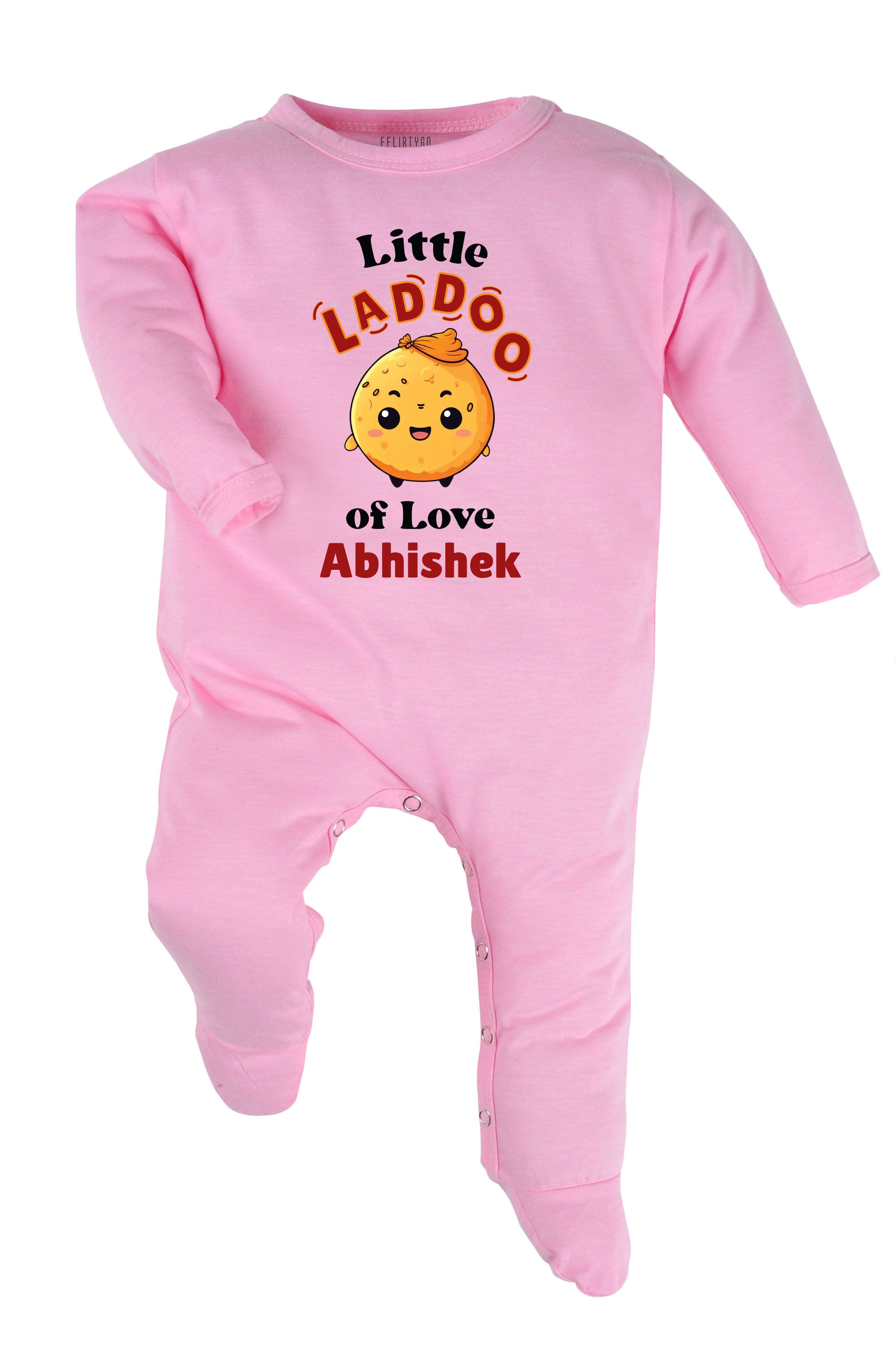 Little Laddoo Of Love Baby Romper | Onesies w/ Custom Name