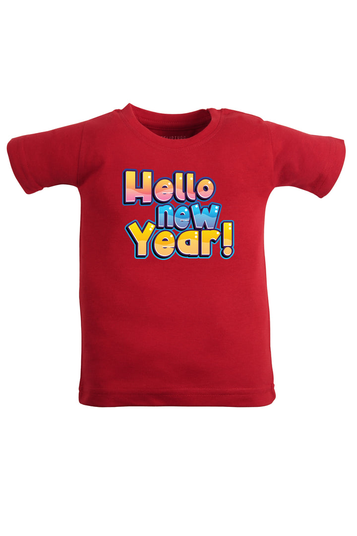 Happy New Year Multicolor Kids T Shirt