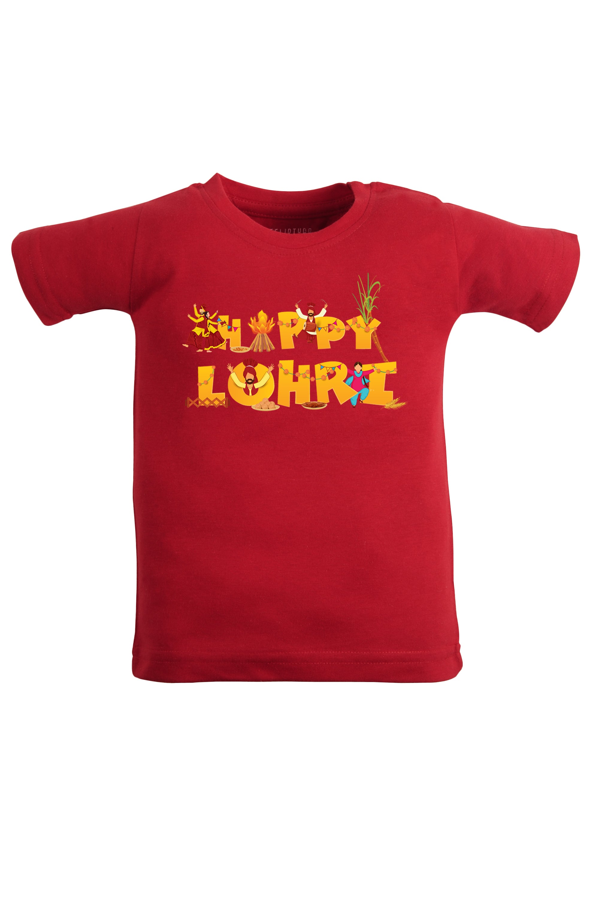 Happy Lohri (Bhangra) Kids T Shirt