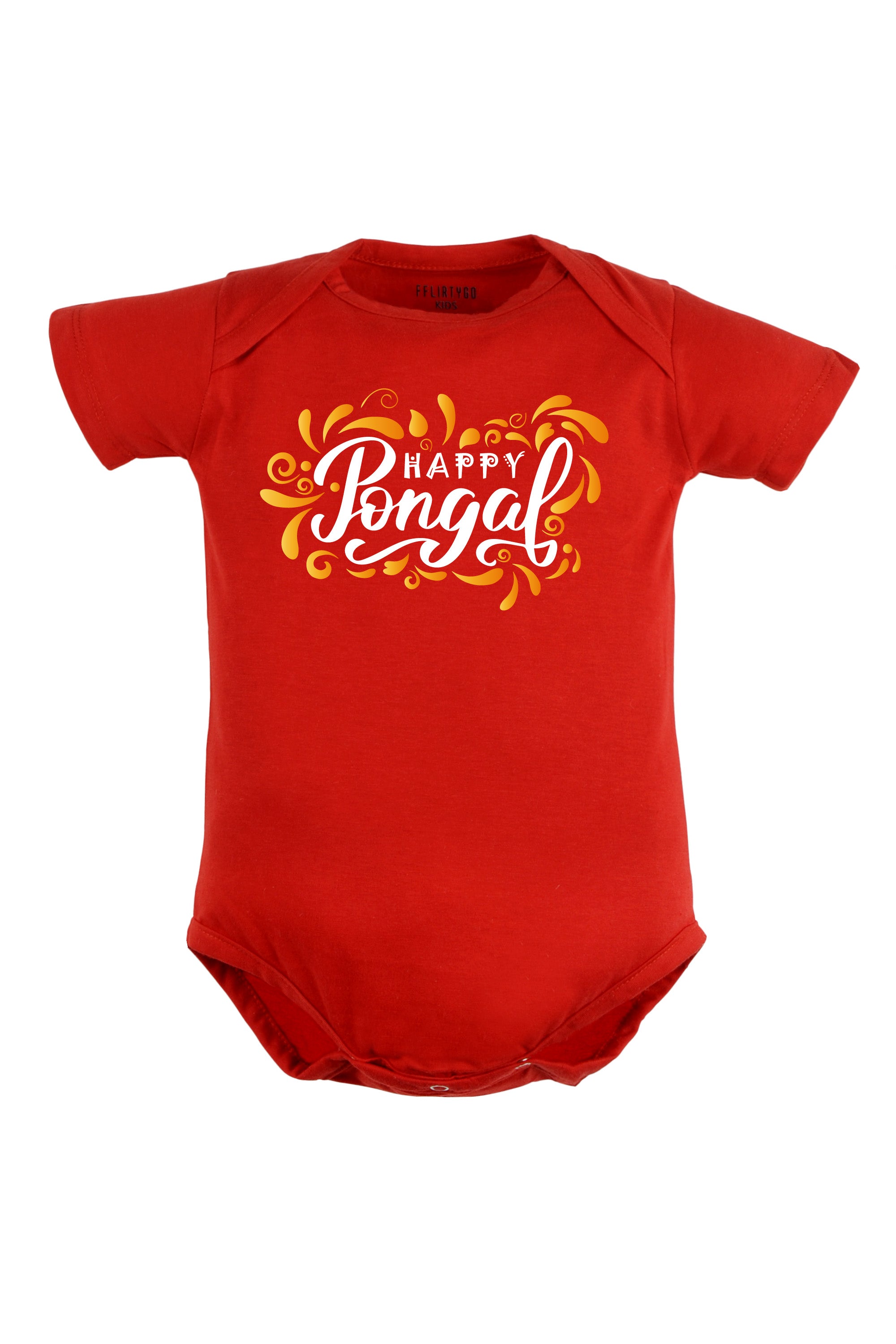 Happy Pongal Splash Baby Romper | Onesies