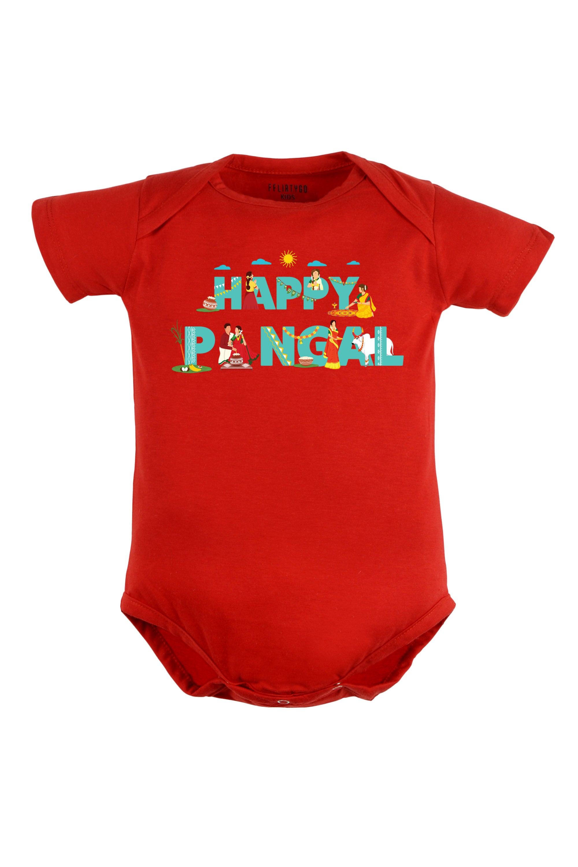 Happy pongal Rituals Baby Romper | Onesies