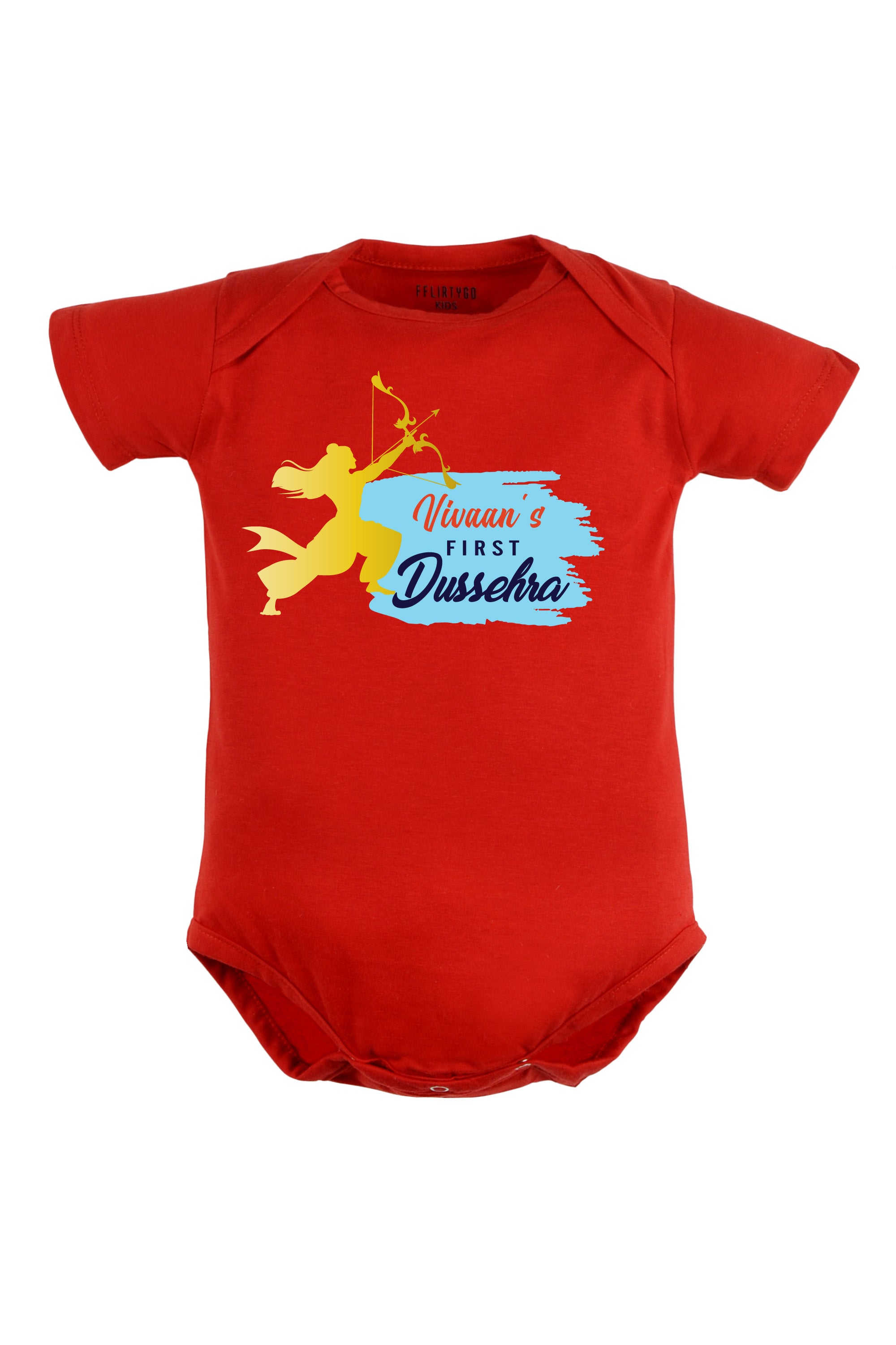 My First Dussehra Baby Romper | Onesies w/ Custom Name