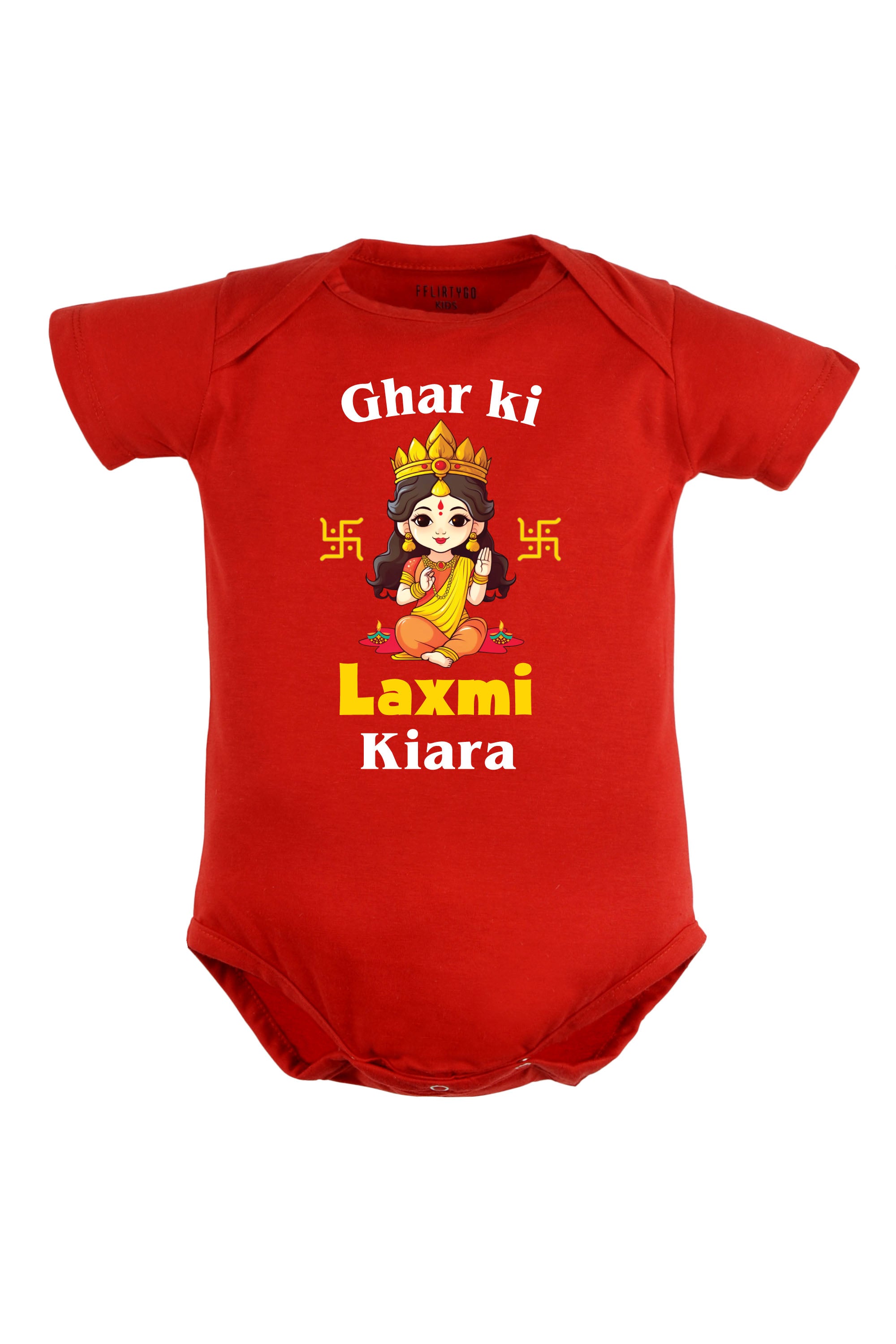 Ghar Ki Laxmi Baby Romper | Onesies w/ Custom Name