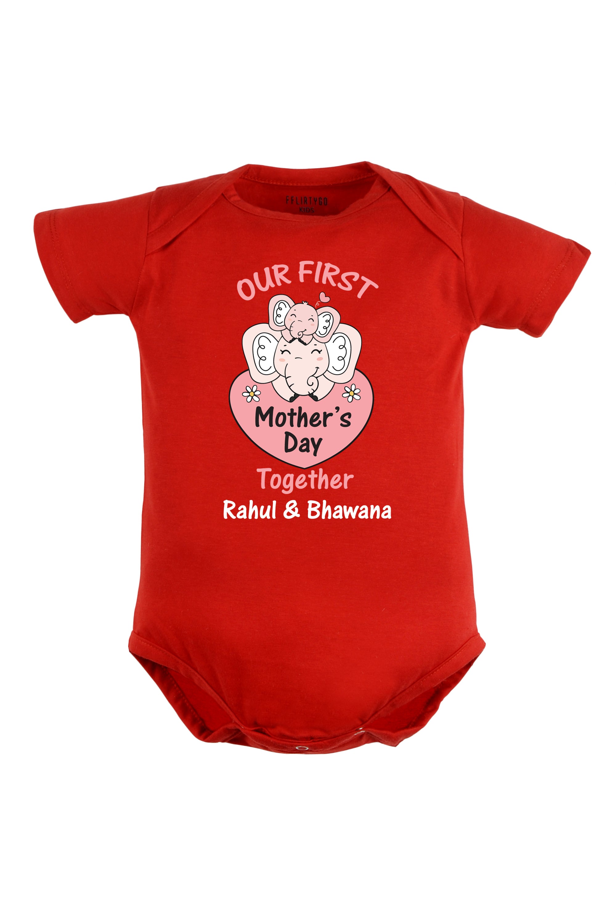 Our First Mother's Day Together Baby Romper | Onesies w/ Custom Name