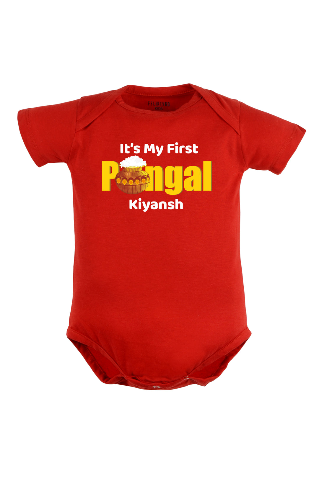 It is my first pongal Baby Romper | Onesies w/ Custom Name