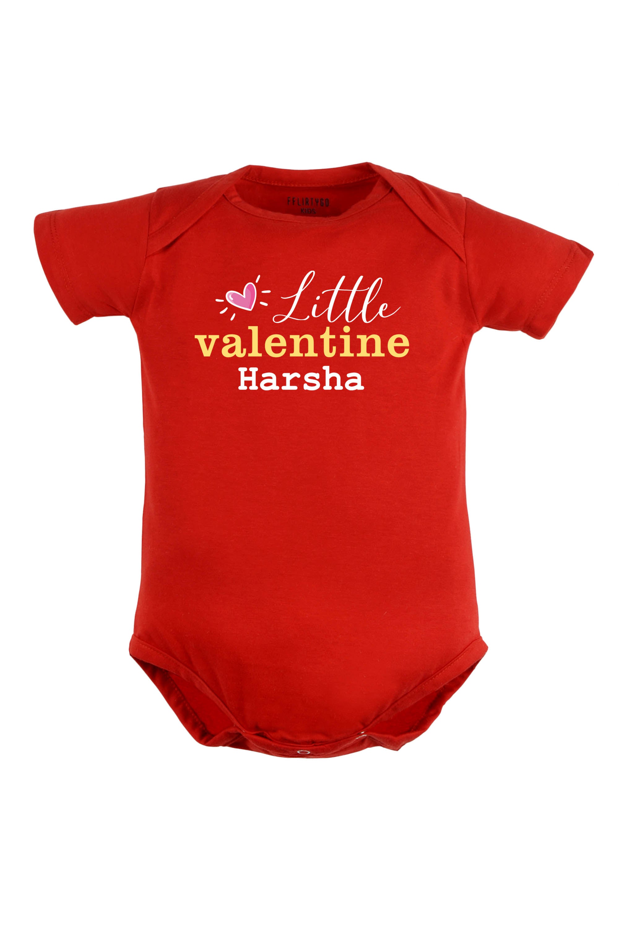 Little Valentine Baby Romper | Onesies w/ Custom Name