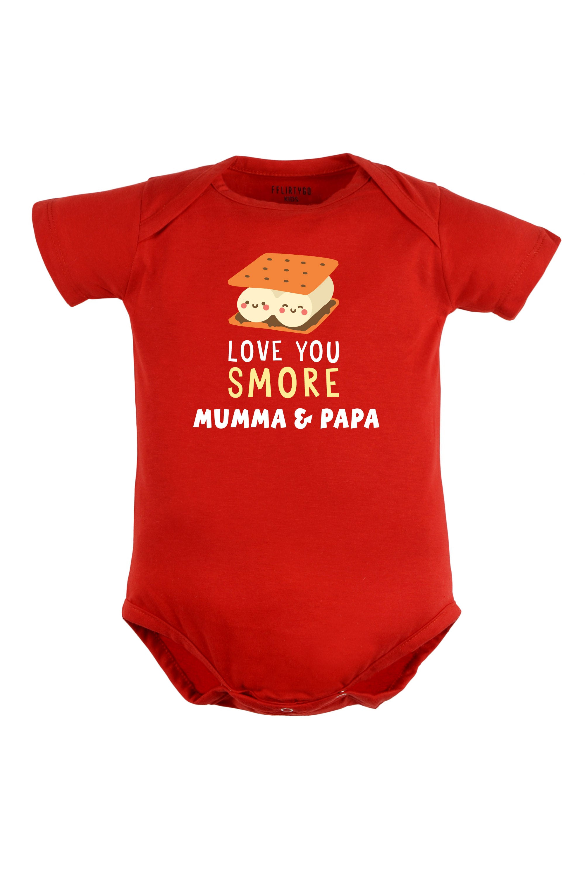 Love You Smore Mumma & Papa Baby Romper | Onesies